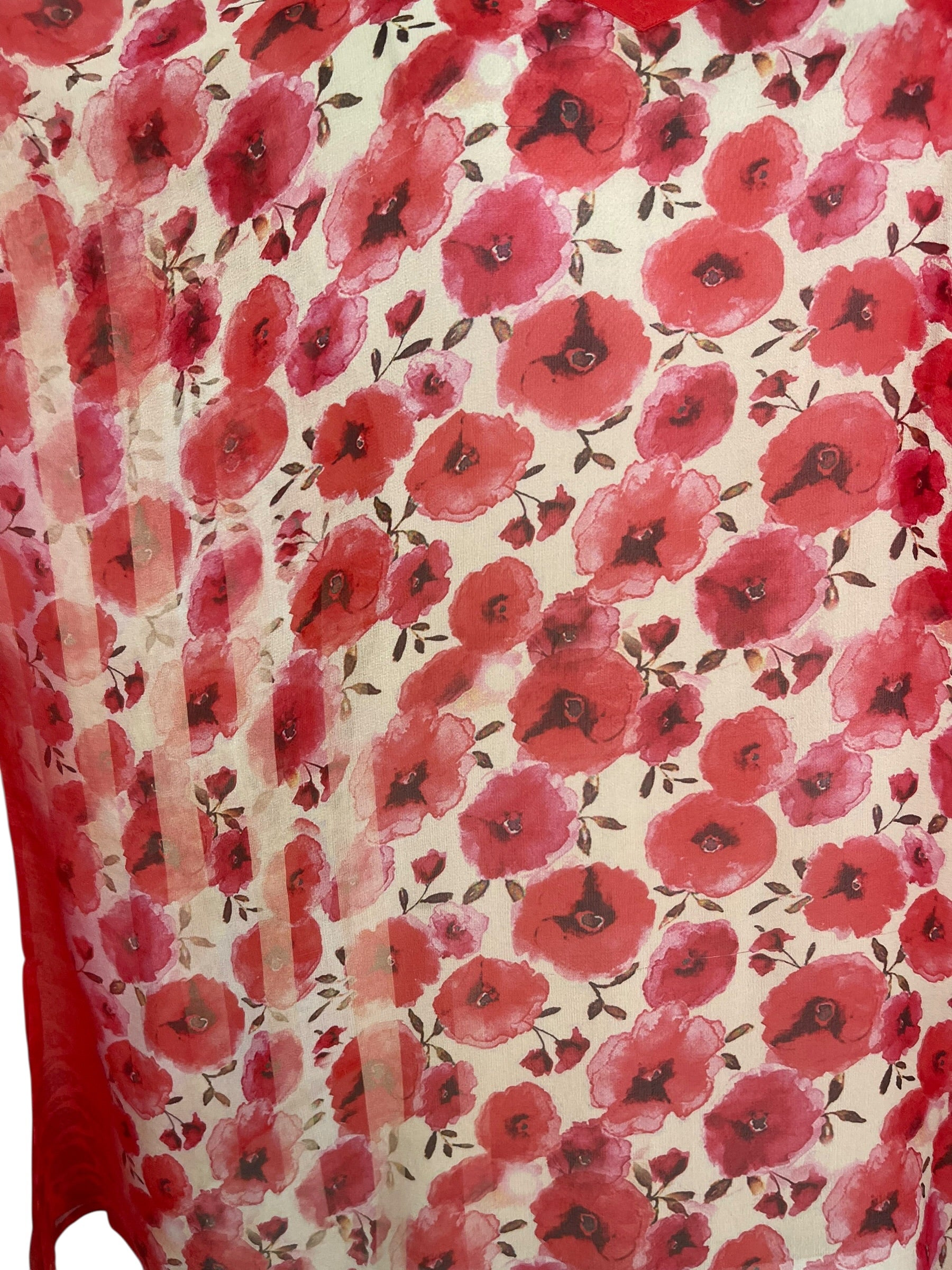 Releases Sunday at 8pm EST PRG9040 Sheer Wabi Sabi Pure Silk Long Tunic with Side Ties