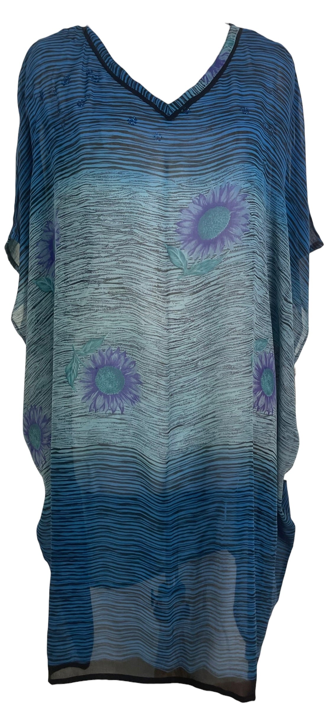 Releases Sunday at 8pm EST PRG9067 Sheer Wabi Sabi Pure Silk Midi Length Kaftan