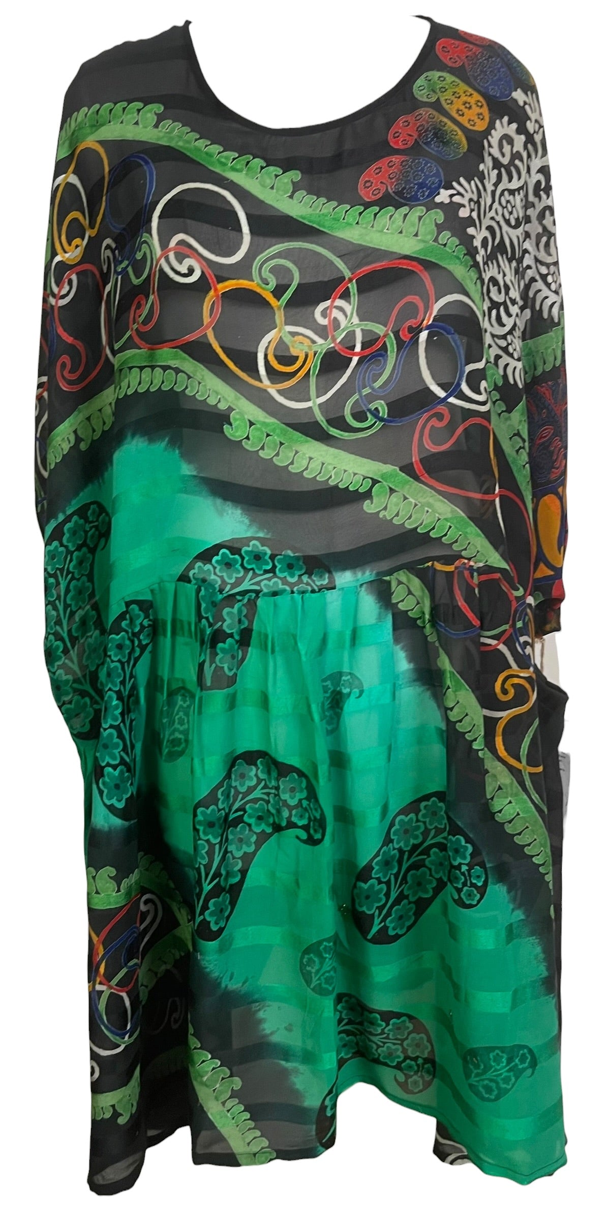 Releases Sunday at 8pm EST PRG9075 Sheer  Avatar Pure Silk Boxy Babydoll Dress