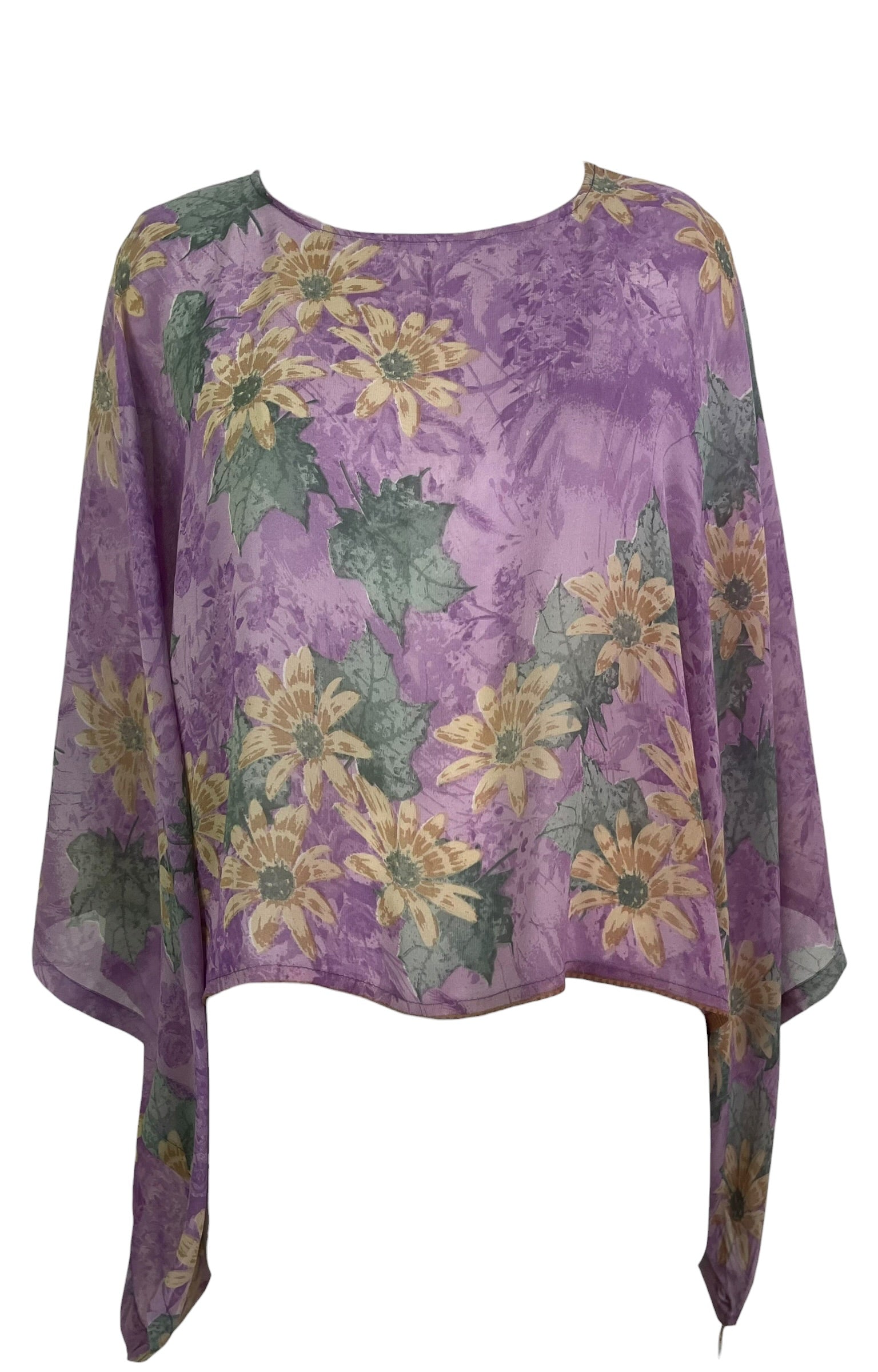 Releases Sunday at 8pm EST  PRG9104 Sheer Avatar Pure Silk Kimono-Sleeved Top