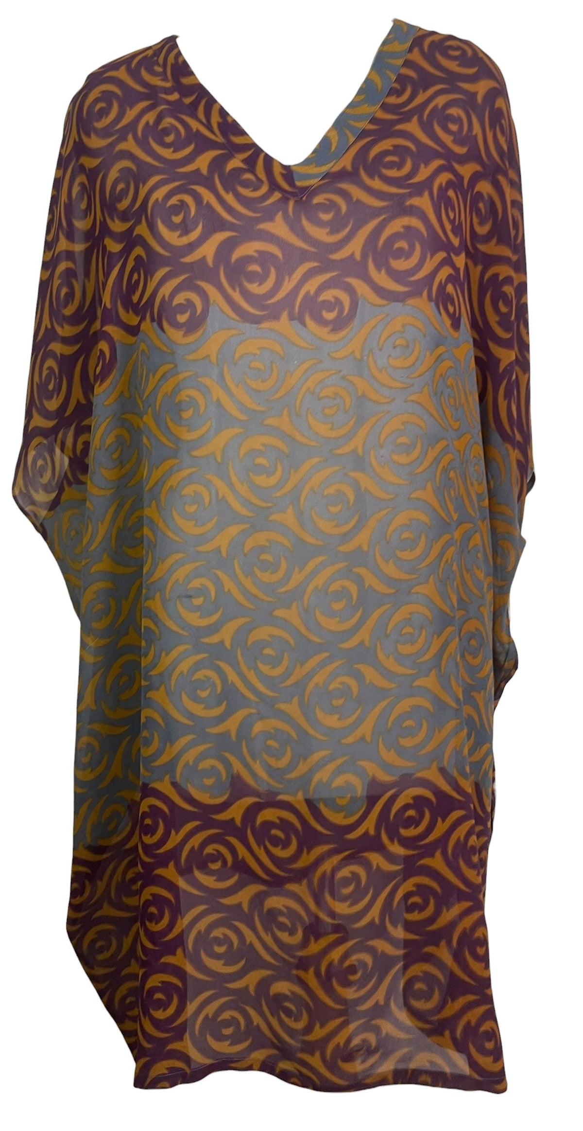 Releases Sunday at 8pm EST  PRG9133 Sheer Wabi Sabi Pure Silk Midi Length Kaftan