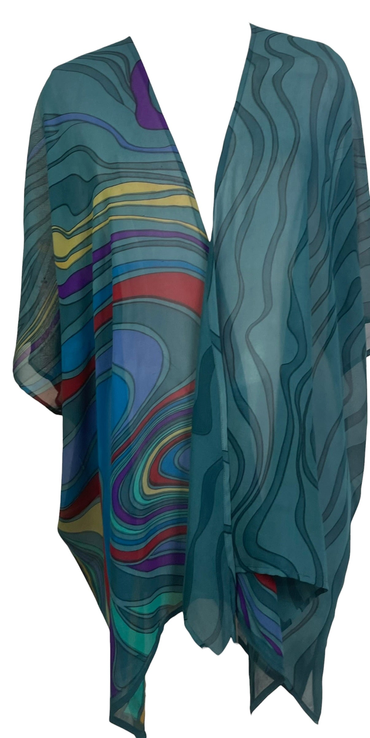 Releases Sunday at 8pm EST PRG9204 Sheer Wabi Sabi Pure Silk Cardigan