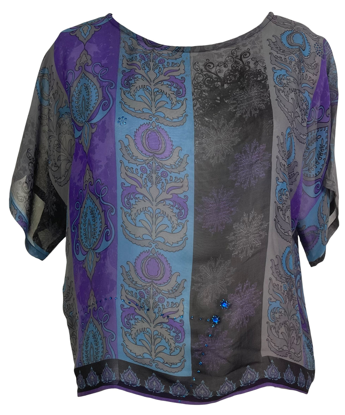 Releases Sunday at 8pm EST  PRG9237 Sheer Wabi Sabi Pure Silk Boxy Top