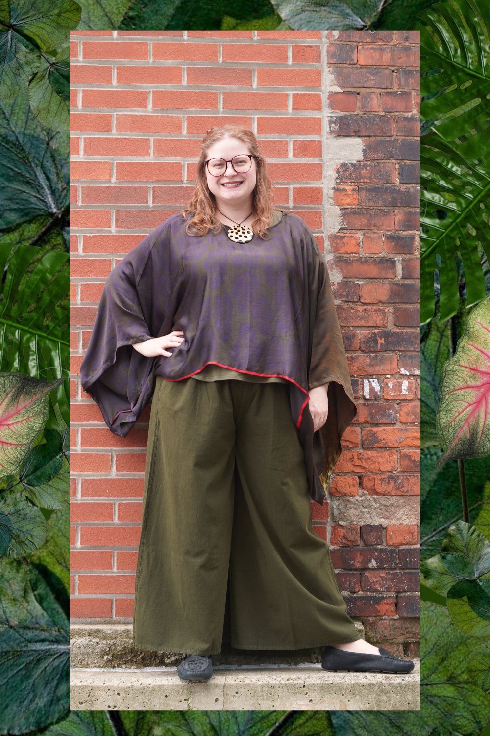 PRS9095  Avatar Pure Silk Kimono-Sleeved Top
