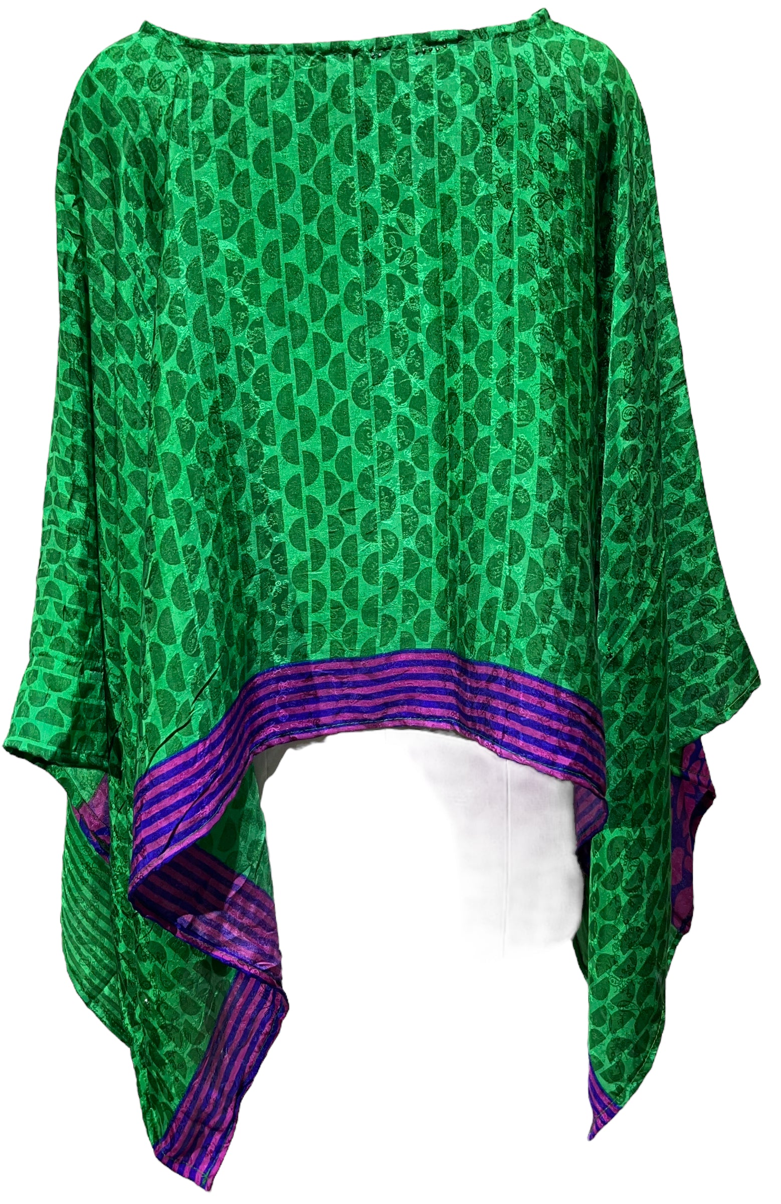 PRC5014  Avatar Pure Silk Capelet Poncho