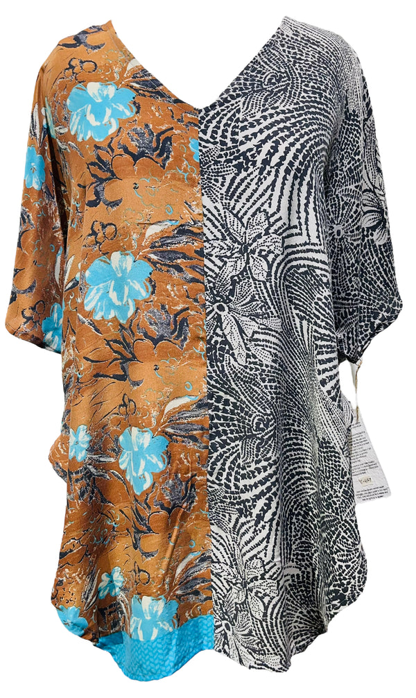 PRC4167 Nirvana Pure Silk Waterfall Top