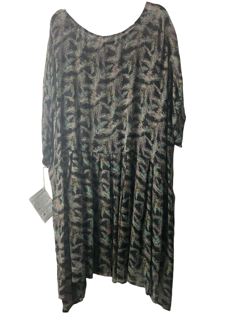 PRG216 Avatar Sheer Pure Silk Boxy Babydoll Dress