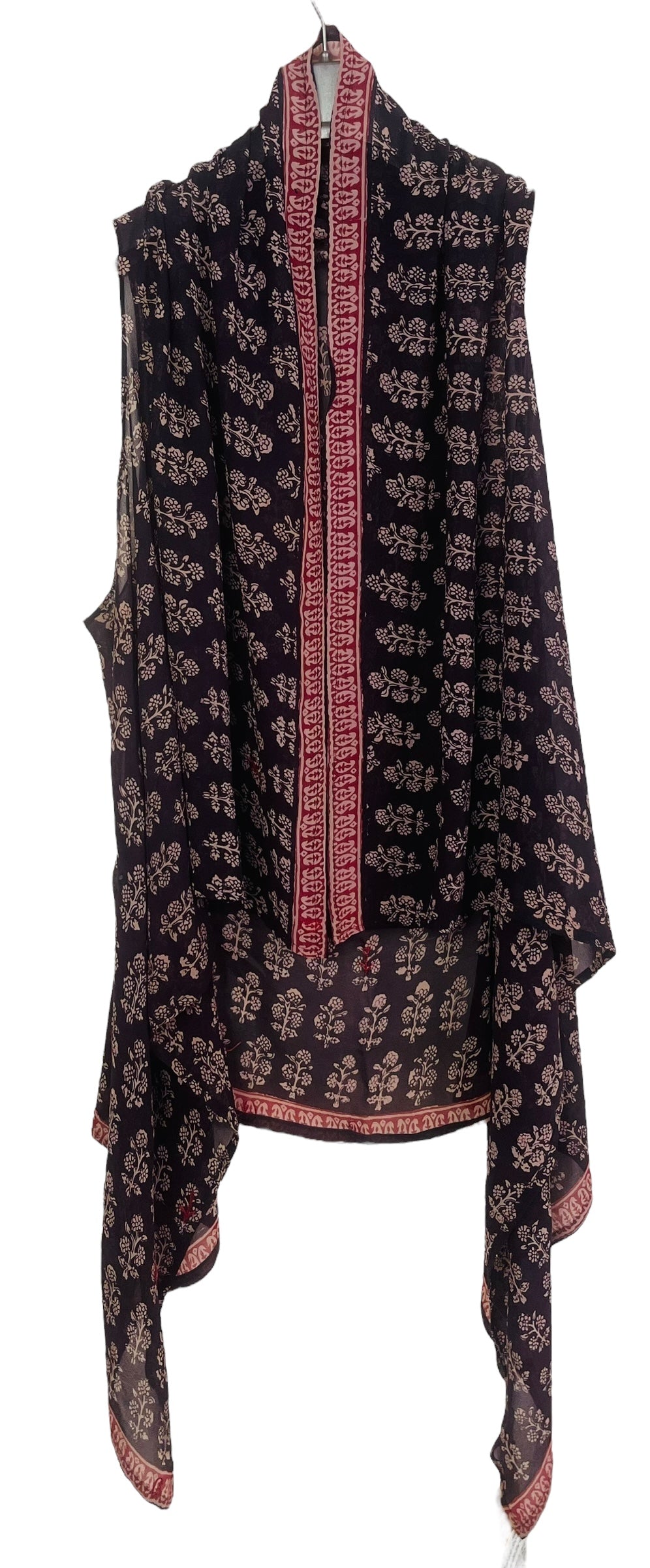 PRG7439 Sheer Wabi Sabi Pure Silk Versatile Vest