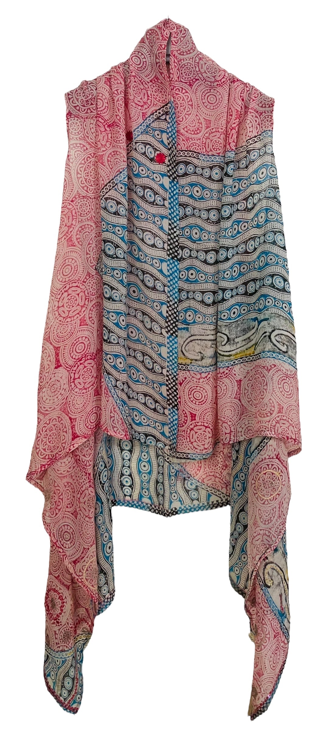 PRG7737 Sheer Wabi Sabi Pure Silk Versatile Vest