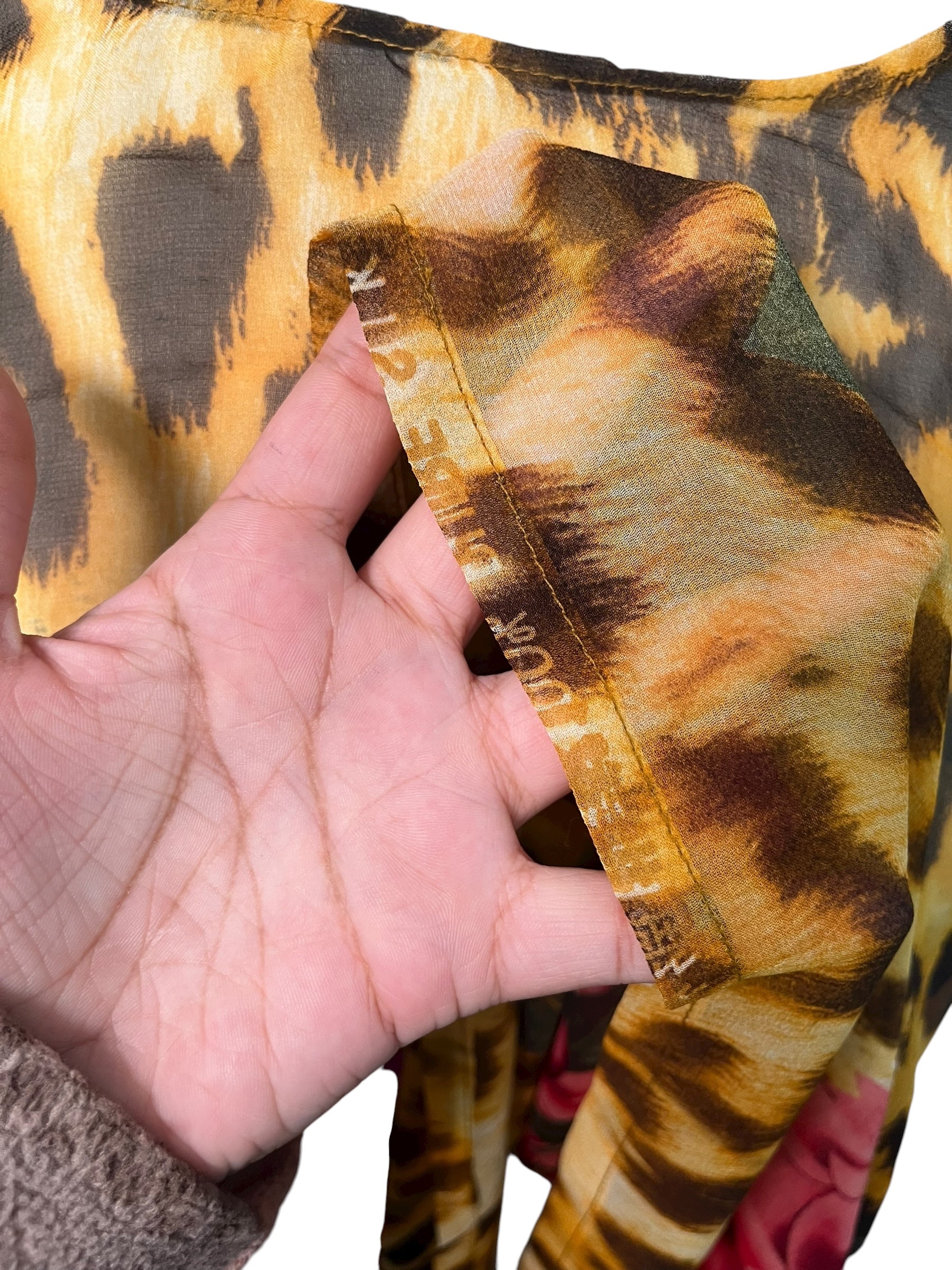 PRG7433B Sheer Wabi Sabi Pure Silk Versatile Vest