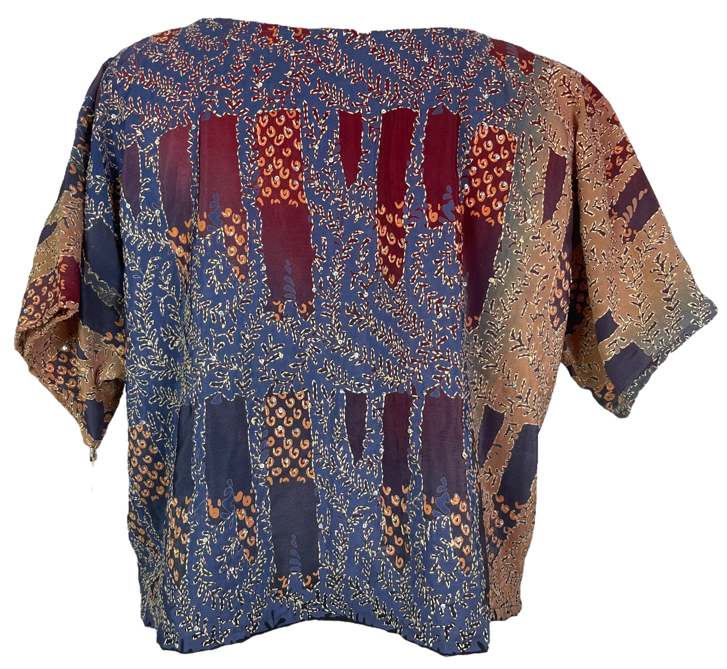 PRC8017 Avatar Pure Silk Boxy Top