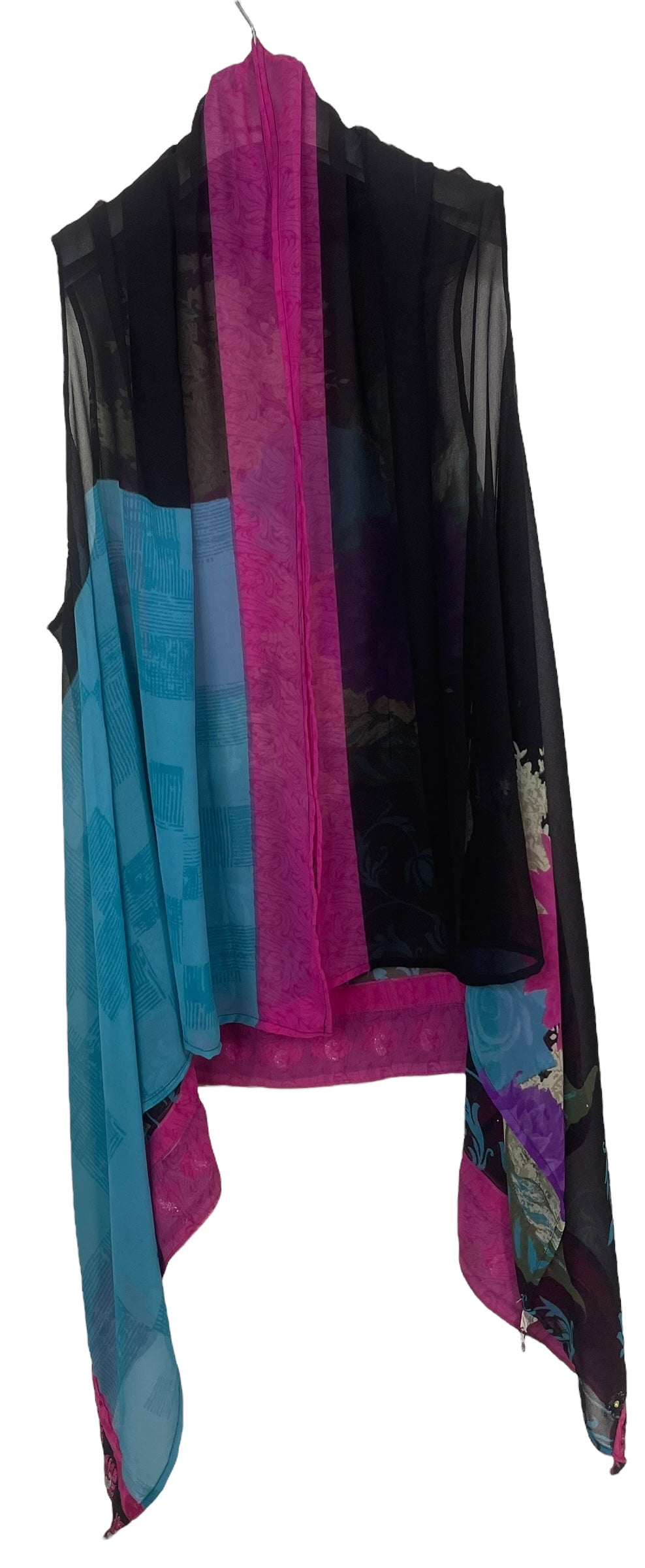 PRG8161 Sheer Avatar Pure Silk Versatile Vest