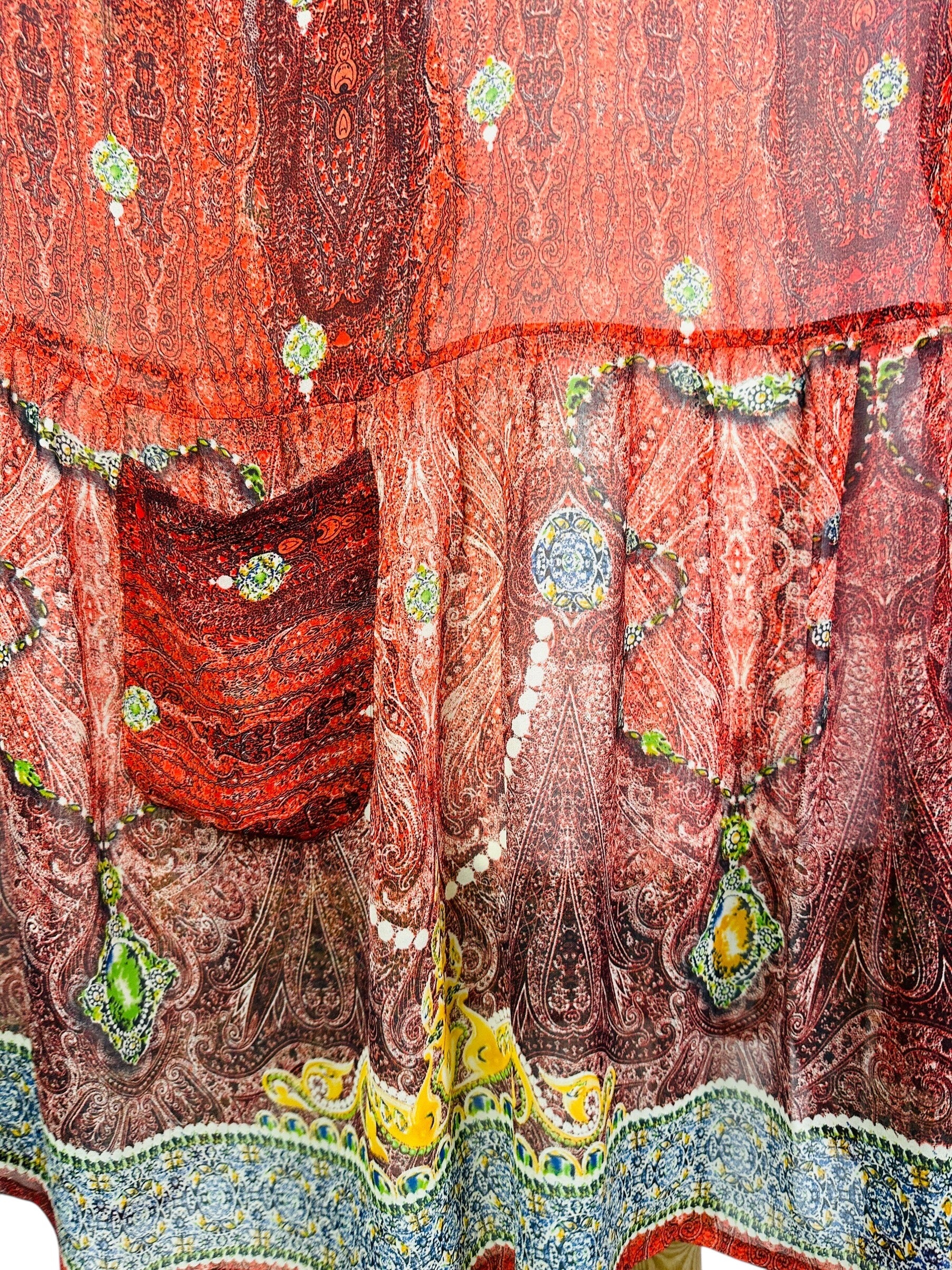 PRG8173 Sheer Avatar Pure Silk Boxy Babydoll Dress