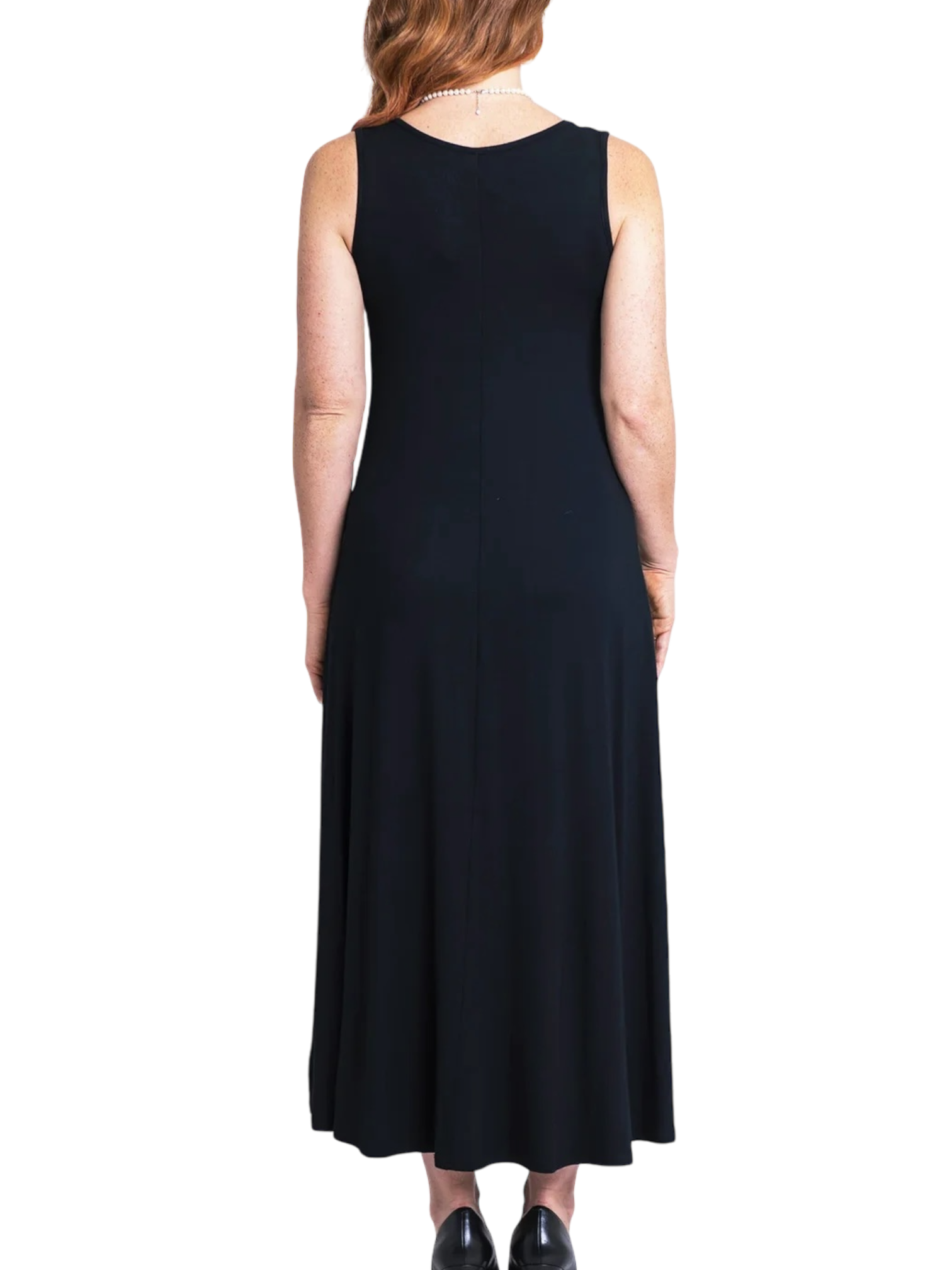 Lanai Black Bamboo Sleeveless Dress