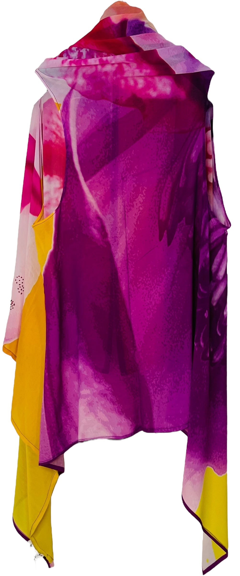 PRG6889 Sheer Avatar Pure Silk Versatile Vest