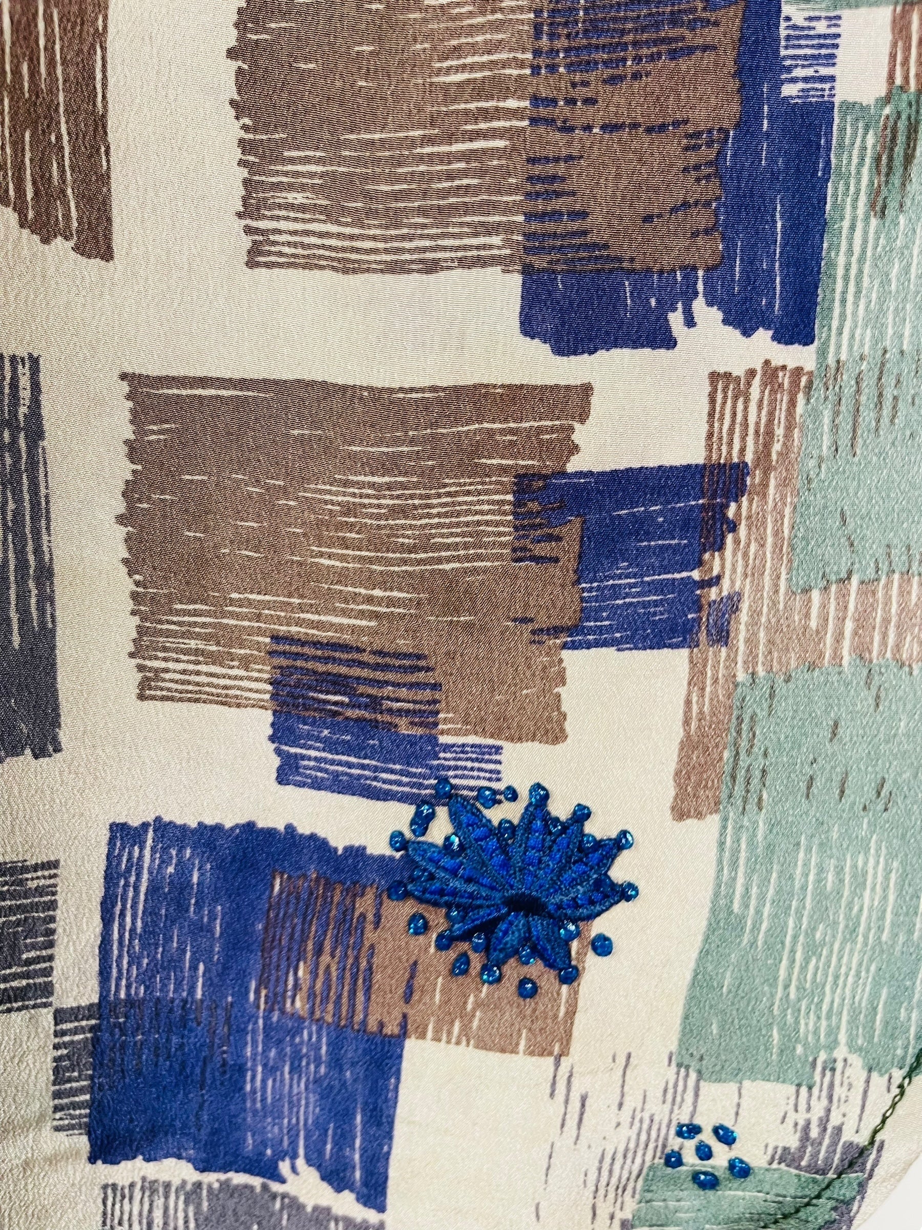 PRC7553 Wabi Sabi Pure Silk Waterfall Top