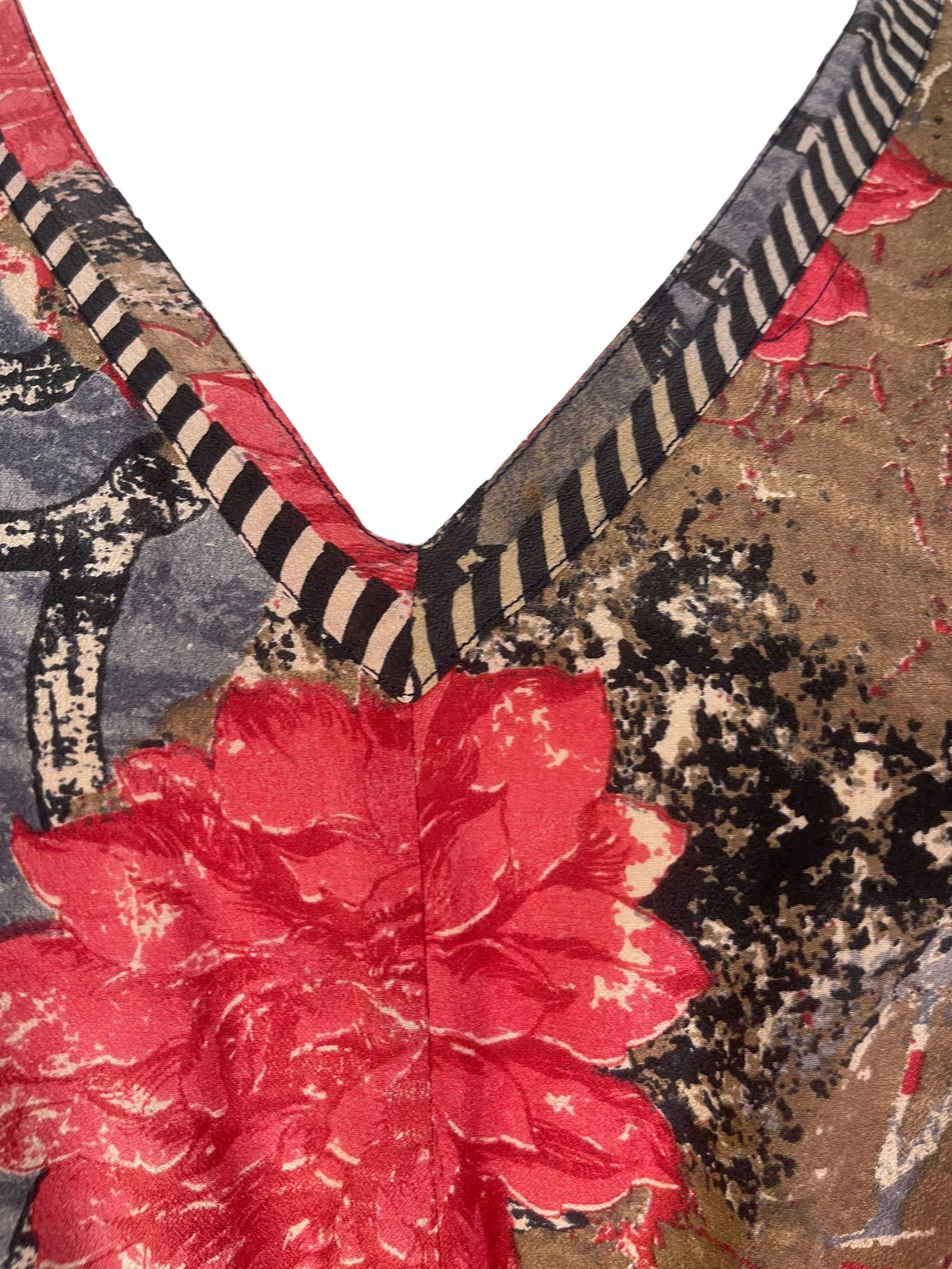 PRC6773 Wabi Sabi Pure Silk Maxi Kaftan