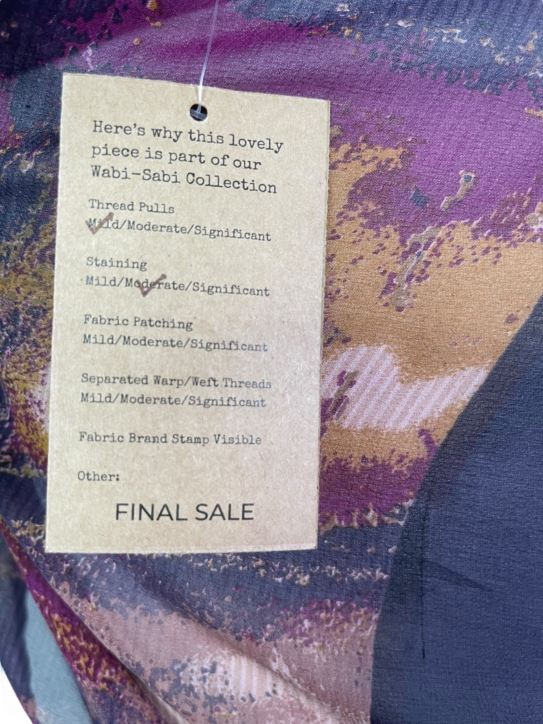 PRG7630 Sheer Wabi Sabi Pure Silk Boxy Top