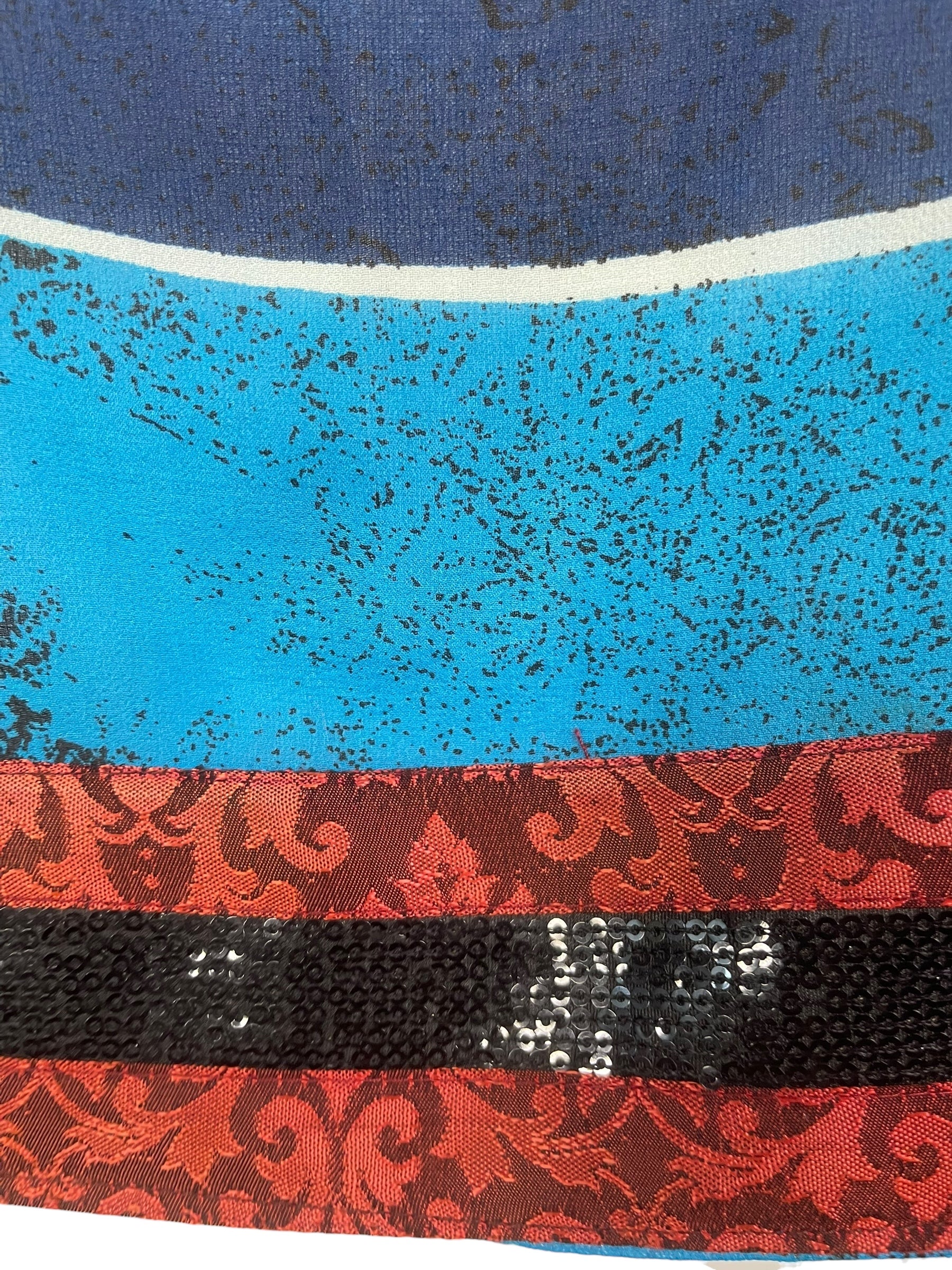 PREVIEW PRG8531 Sheer Wabi Sabi Pure Silk Side Slit Top by FEBRUARY2026 – Handmade ethical Side Slit Top from sariKNOTsari using upcycled silk. Designed in Canada for travel and slow fashion, loved from Toronto to LA to Sydney.