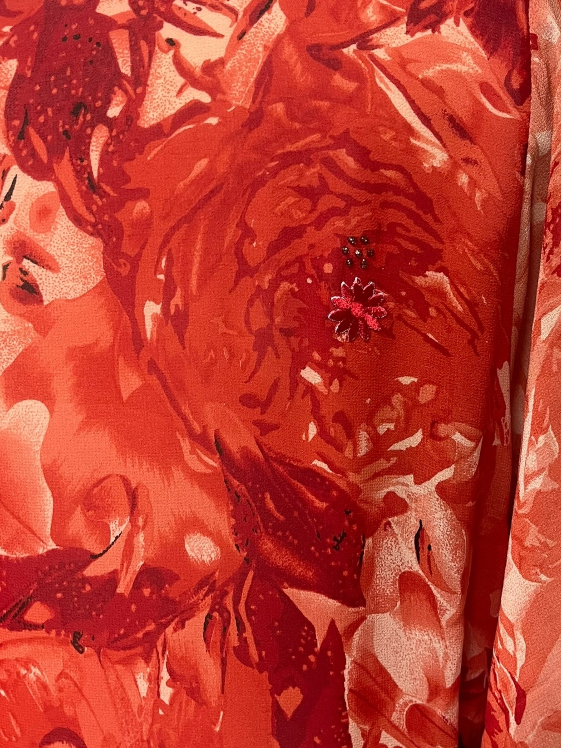 PREVIEW PRG8440 Sheer Wabi Sabi Pure Silk Sculptural Long Tunic Dress