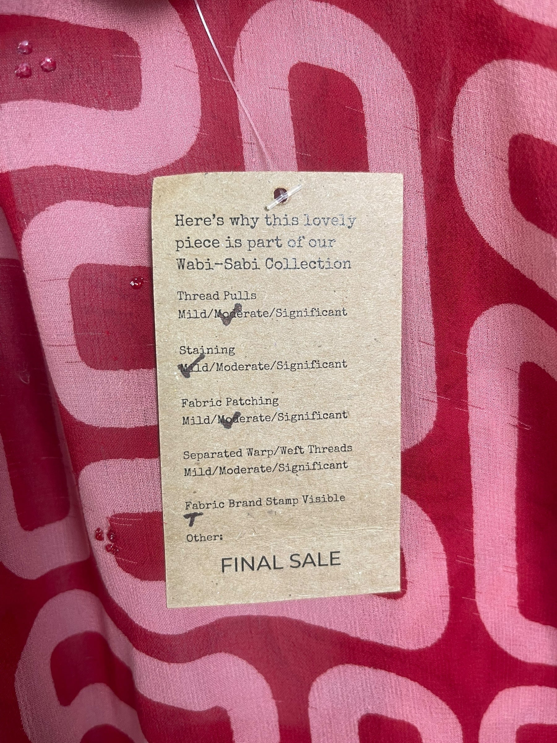 PRG8868 Sheer Wabi Sabi Pure Silk Kimono Sleeved Duster with Belt
