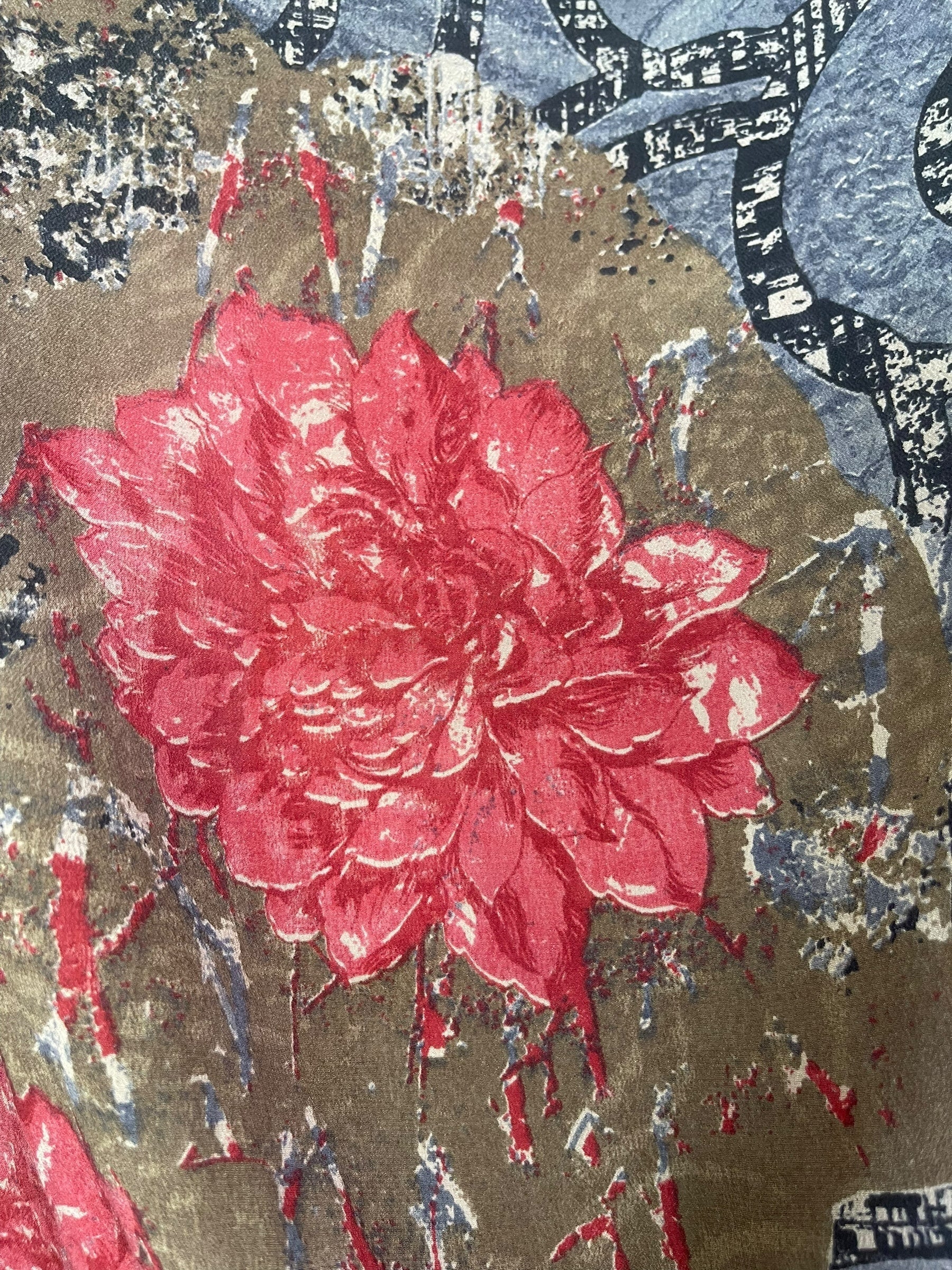 PRC6773 Wabi Sabi Pure Silk Maxi Kaftan