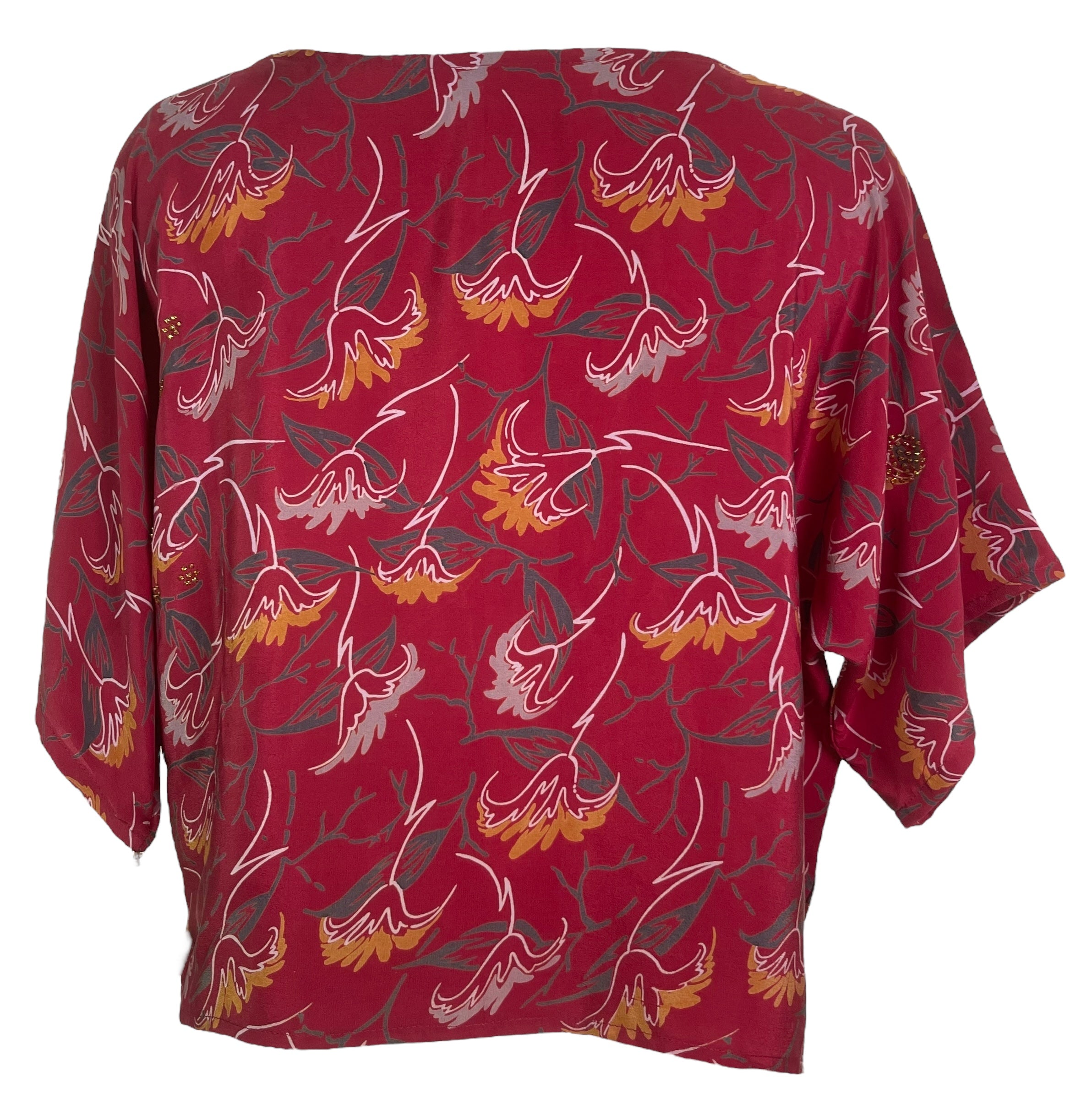 PRC5369 Avatar Pure Silk Boxy Top