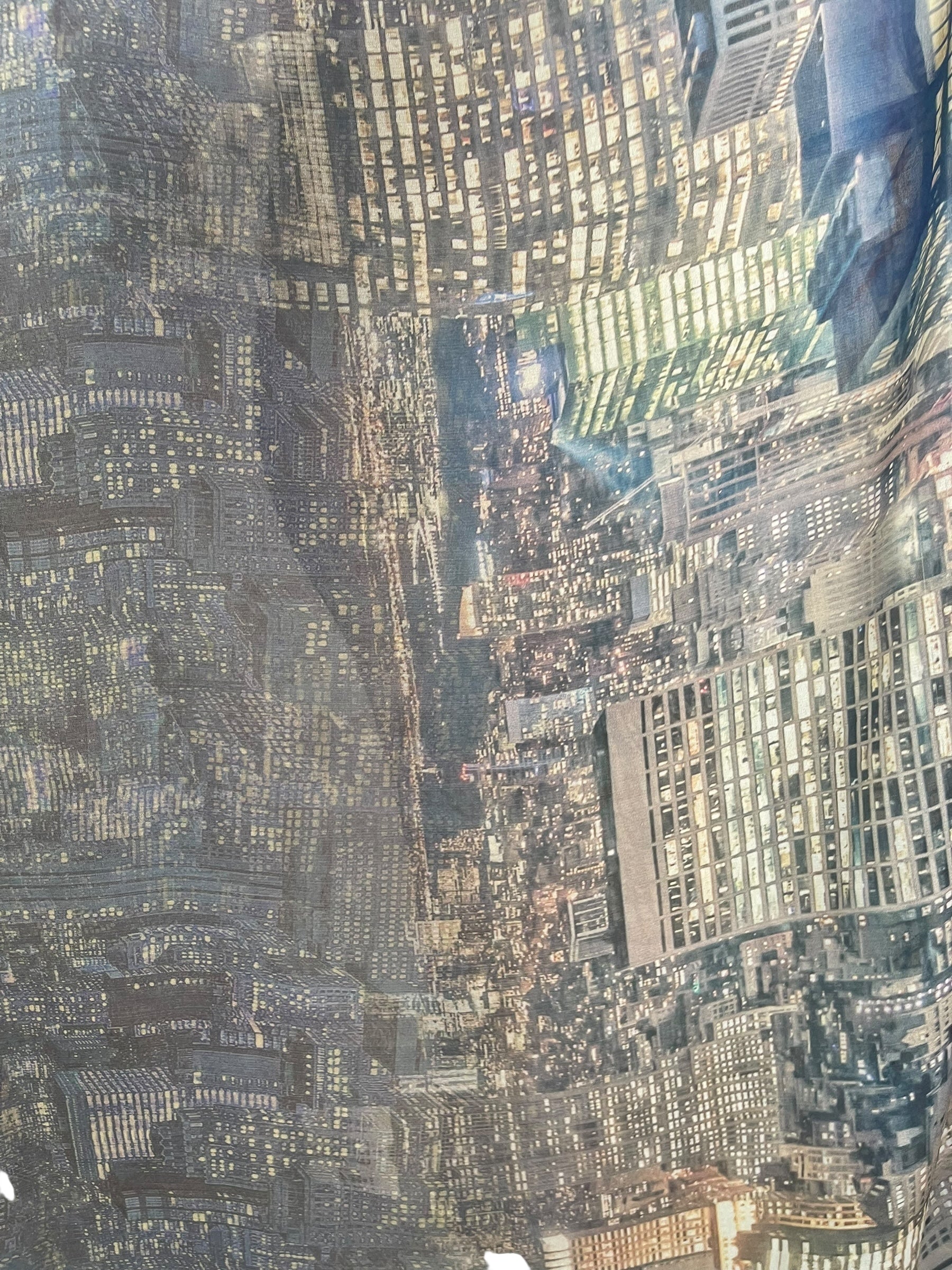 PREVIEW PRG8143 Sheer Avatar Pure Silk Short Kaftan Tunic with Slits by FEBRUARY2026 – Handmade ethical Short Kaftan from sariKNOTsari using upcycled silk. Designed in Canada for travel and slow fashion, loved from Toronto to LA to Sydney.