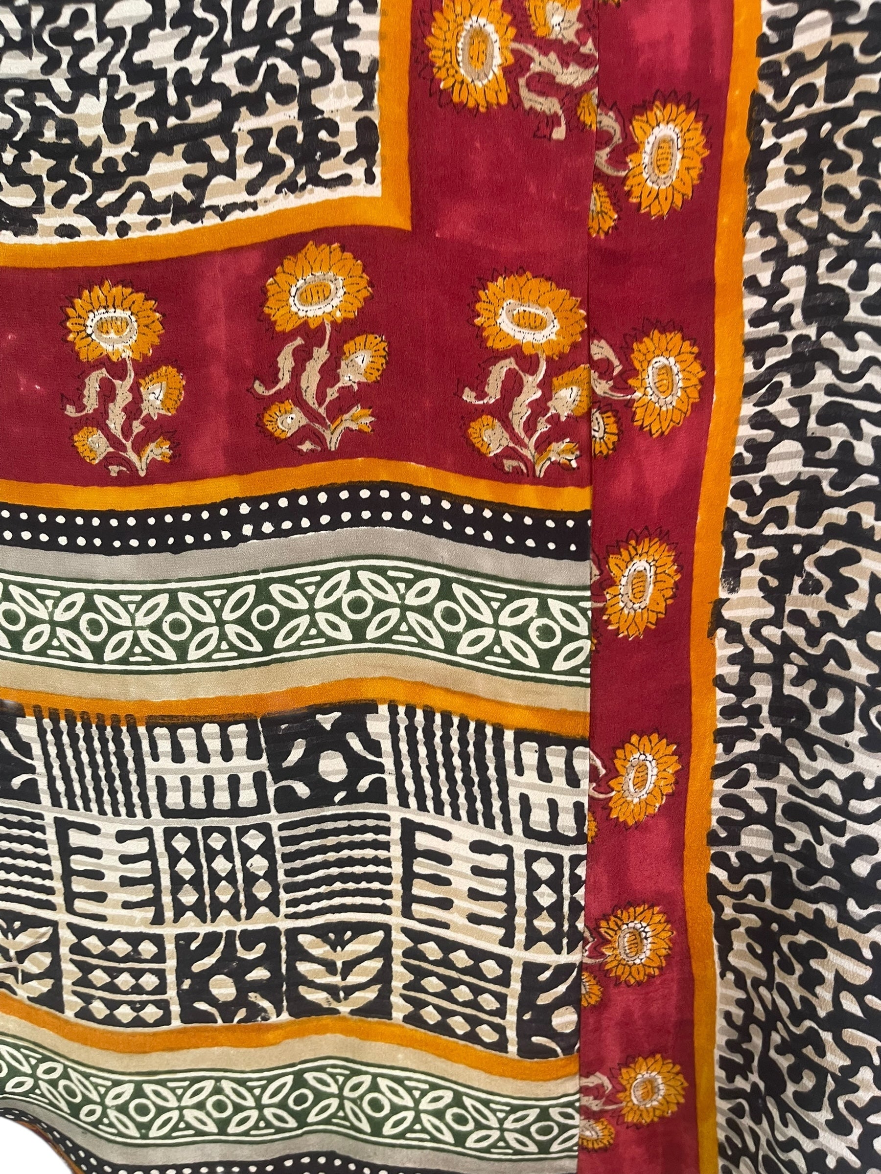 PREVIEW PRC8609  Avatar Pure Silk Waterfall Top by FEBRUARY2026 – Handmade ethical Waterfall Top from sariKNOTsari using upcycled silk. Designed in Canada for travel and slow fashion, loved from Toronto to LA to Sydney.