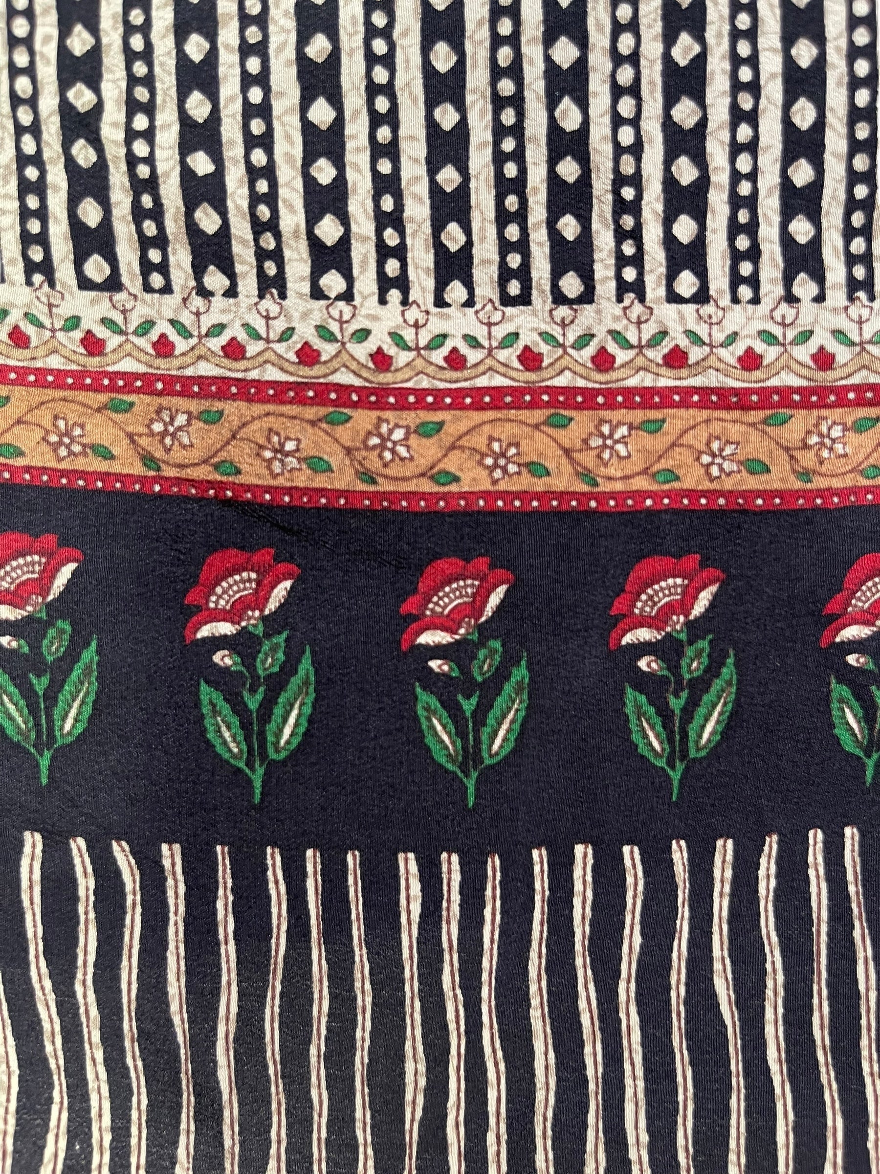 PRC7024 Avatar Pure Silk Capelet Poncho