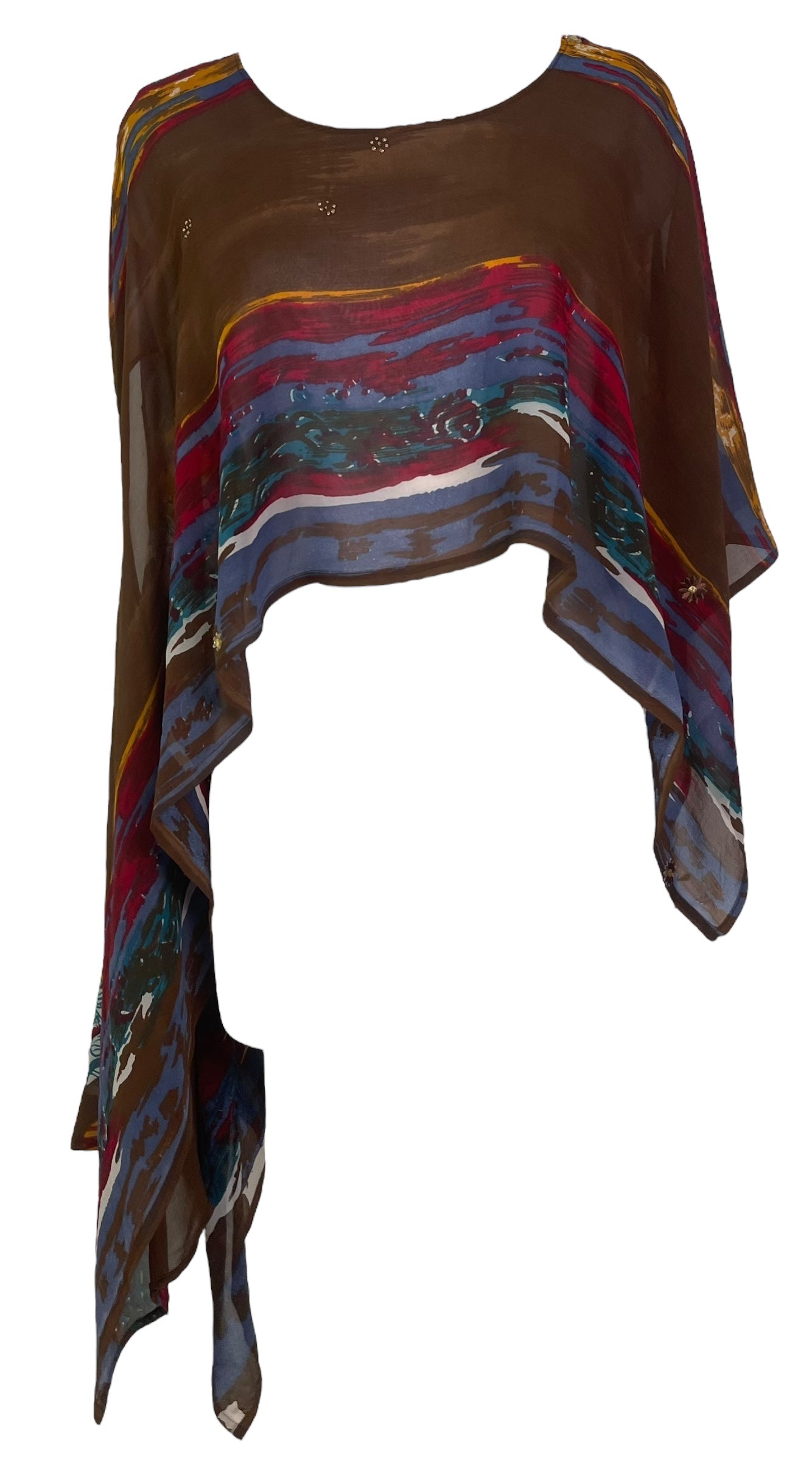 PRG7343 Sheer Avatar Pure Silk Versatile Vest