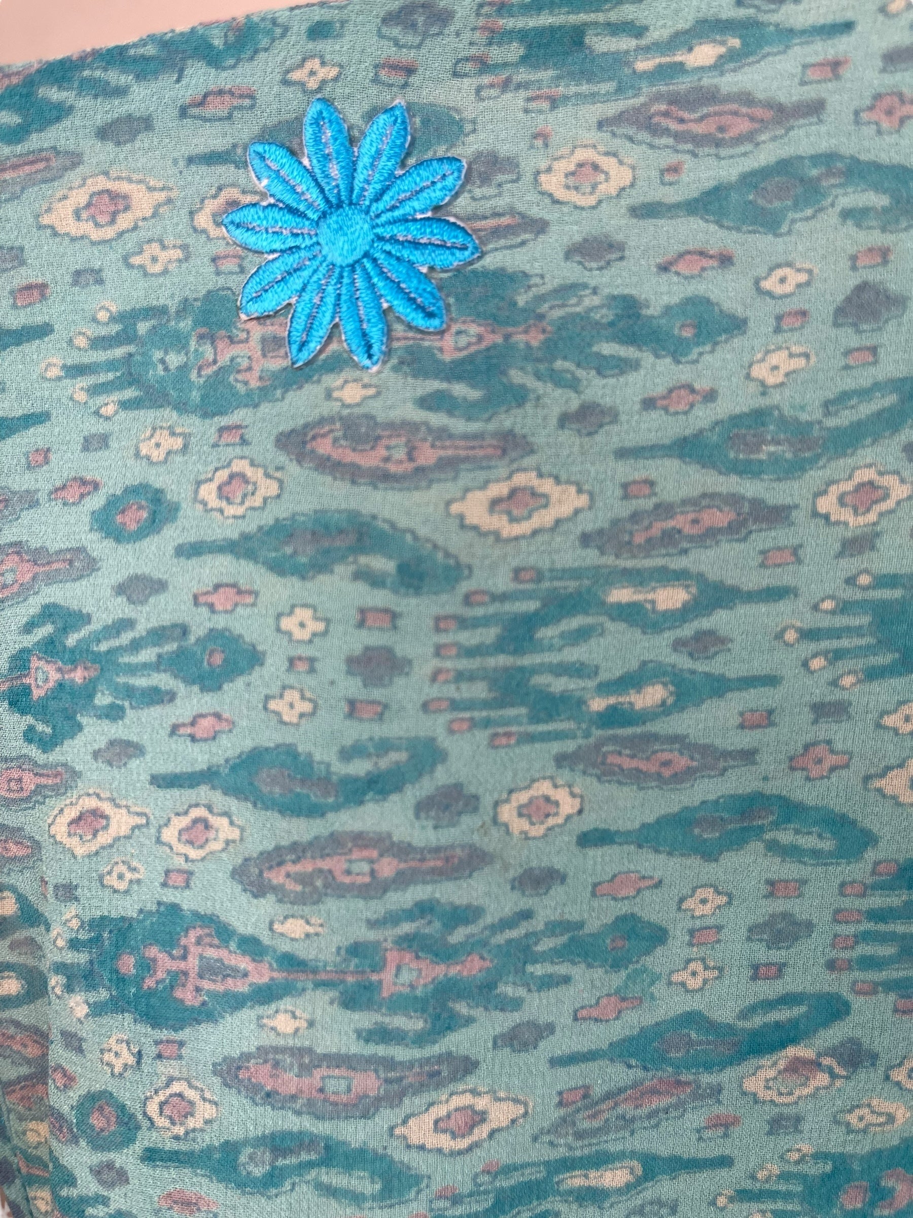 PRG7710 Sheer Wabi Sabi Pure Silk Short Kaftan Tunic With Slits