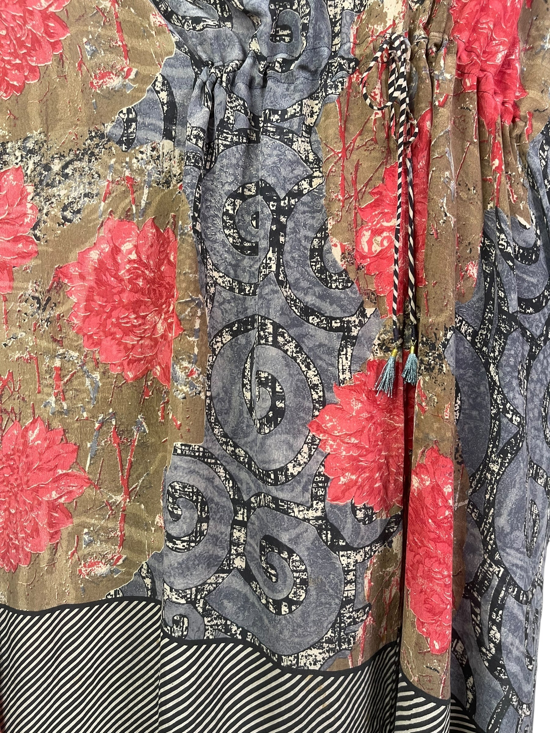 PRC6773 Wabi Sabi Pure Silk Maxi Kaftan