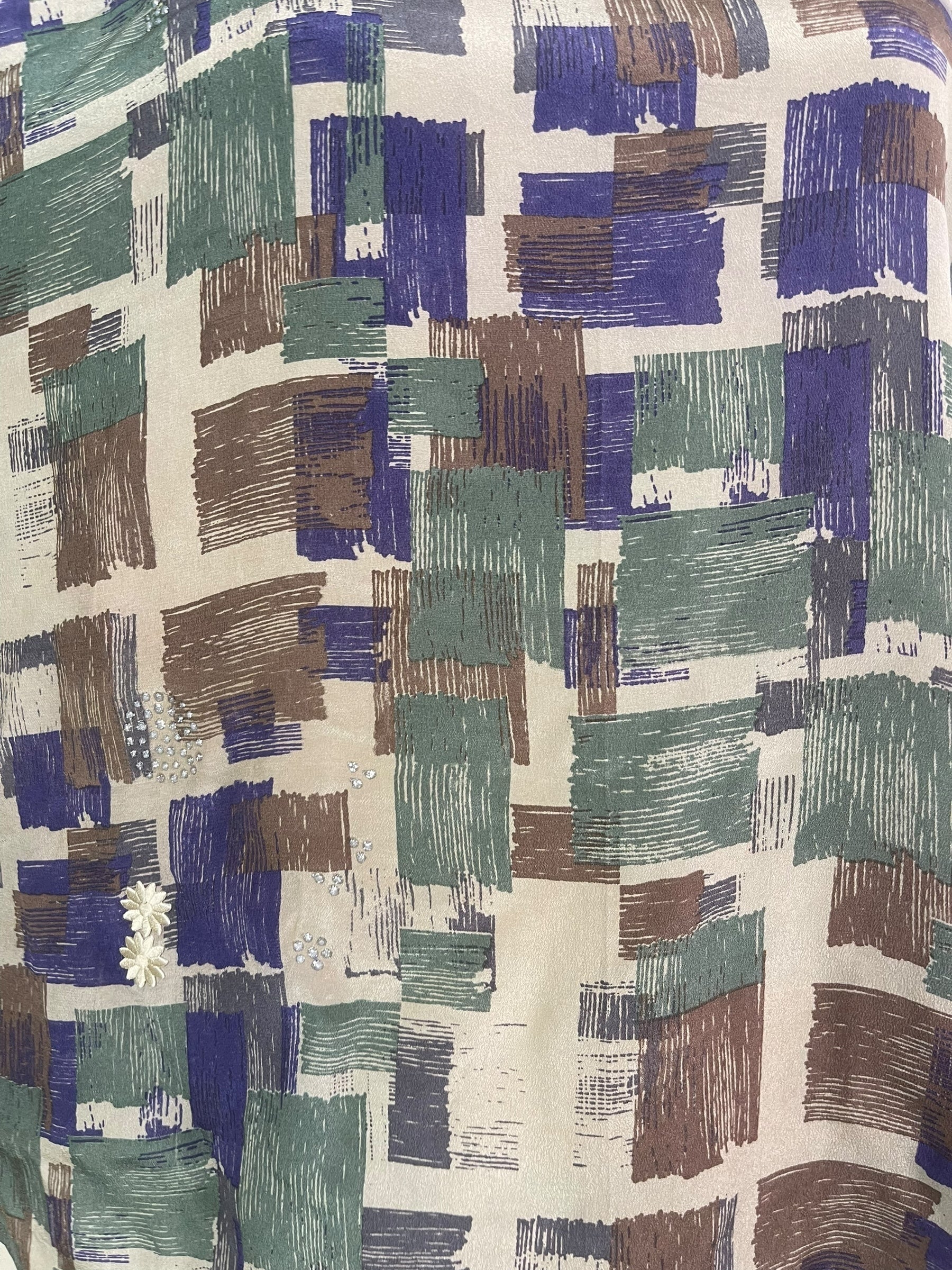 PRC7553 Avatar Pure Silk Side Slit Top