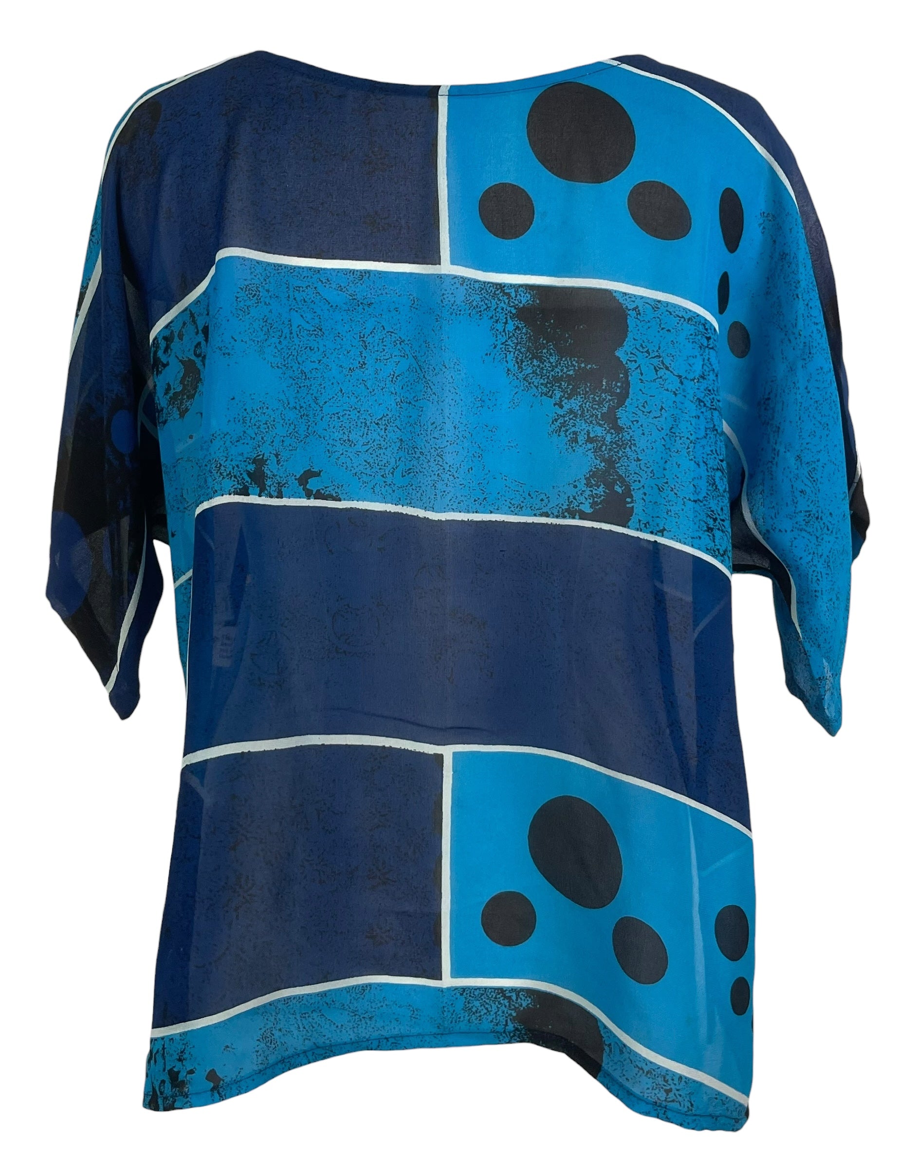 PREVIEW PRG8531 Sheer Wabi Sabi Pure Silk Side Slit Top by FEBRUARY2026 – Handmade ethical Side Slit Top from sariKNOTsari using upcycled silk. Designed in Canada for travel and slow fashion, loved from Toronto to LA to Sydney.