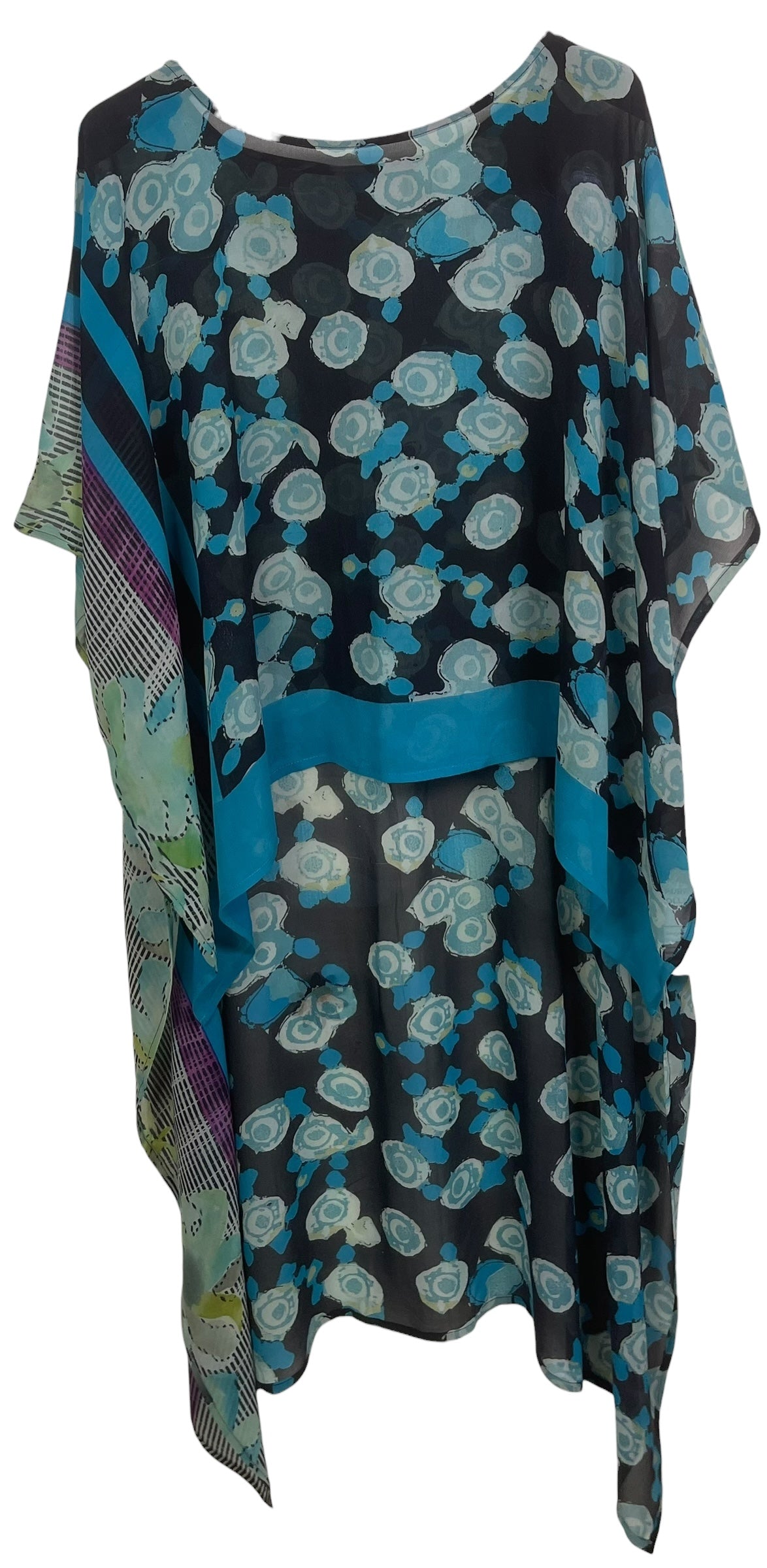 PRG8528 Sheer Wabi Sabi Pure Silk Hi Lo Top