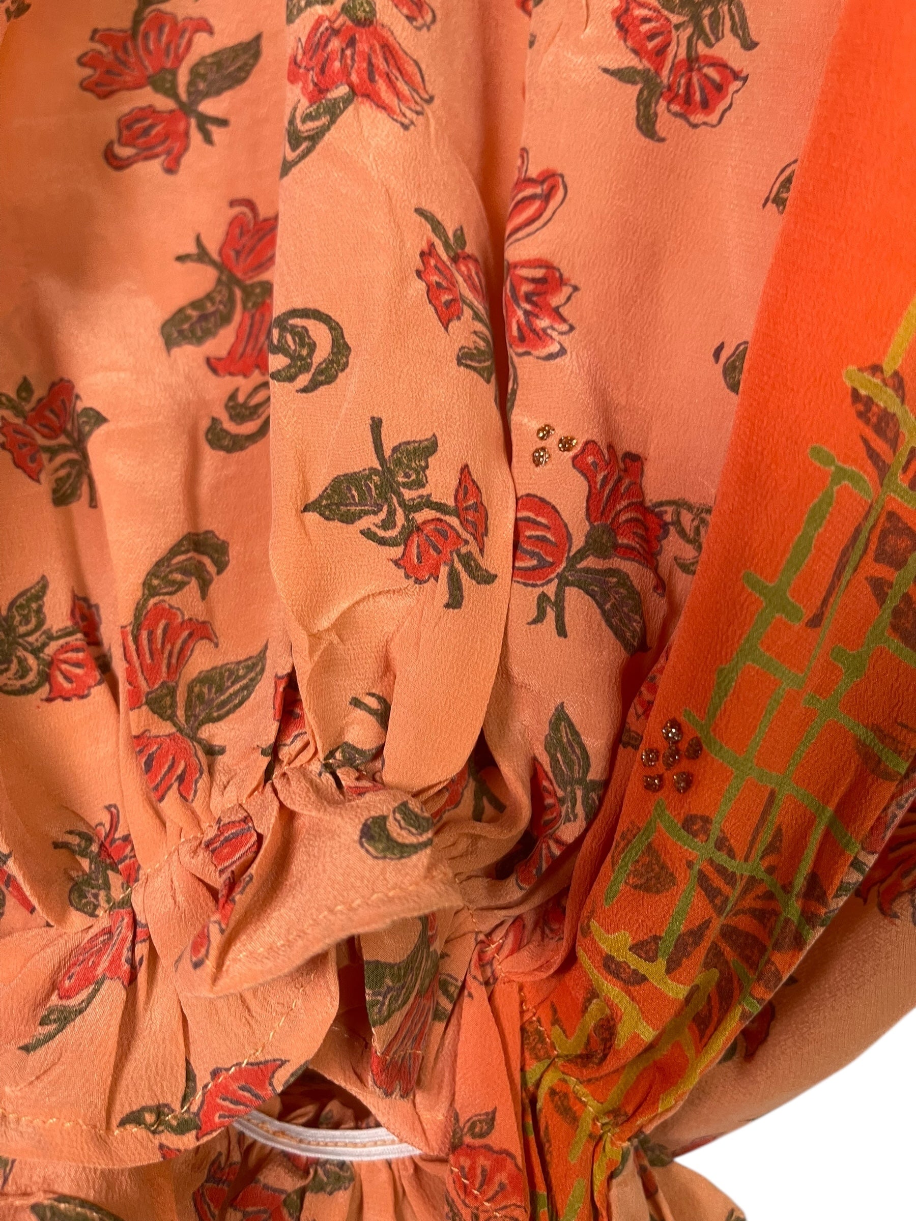 PREVIEW PRC8646 Avatar Pure Silk Bolero by MARCH2026 – Handmade ethical Bolero from sariKNOTsari using upcycled silk. Designed in Canada for travel and slow fashion, loved from Toronto to LA to Sydney.