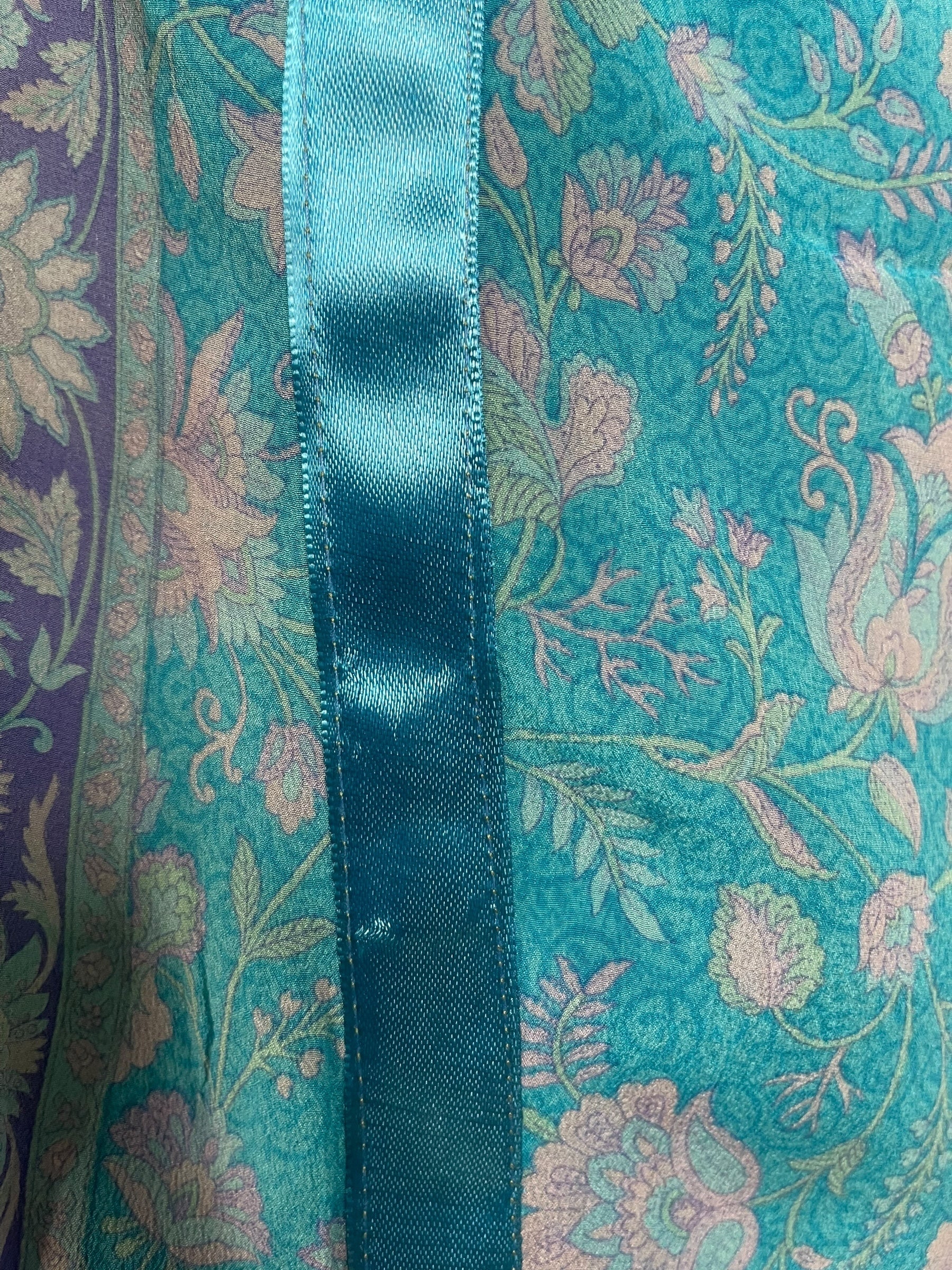 PRC8735 Avatar Pure Silk Short Kaftan Tunic with Slits by 15 FEBRUARY 2026 – Handmade ethical Short Kaftan from sariKNOTsari using upcycled silk. Designed in Canada for travel and slow fashion, loved from Toronto to LA to Sydney.