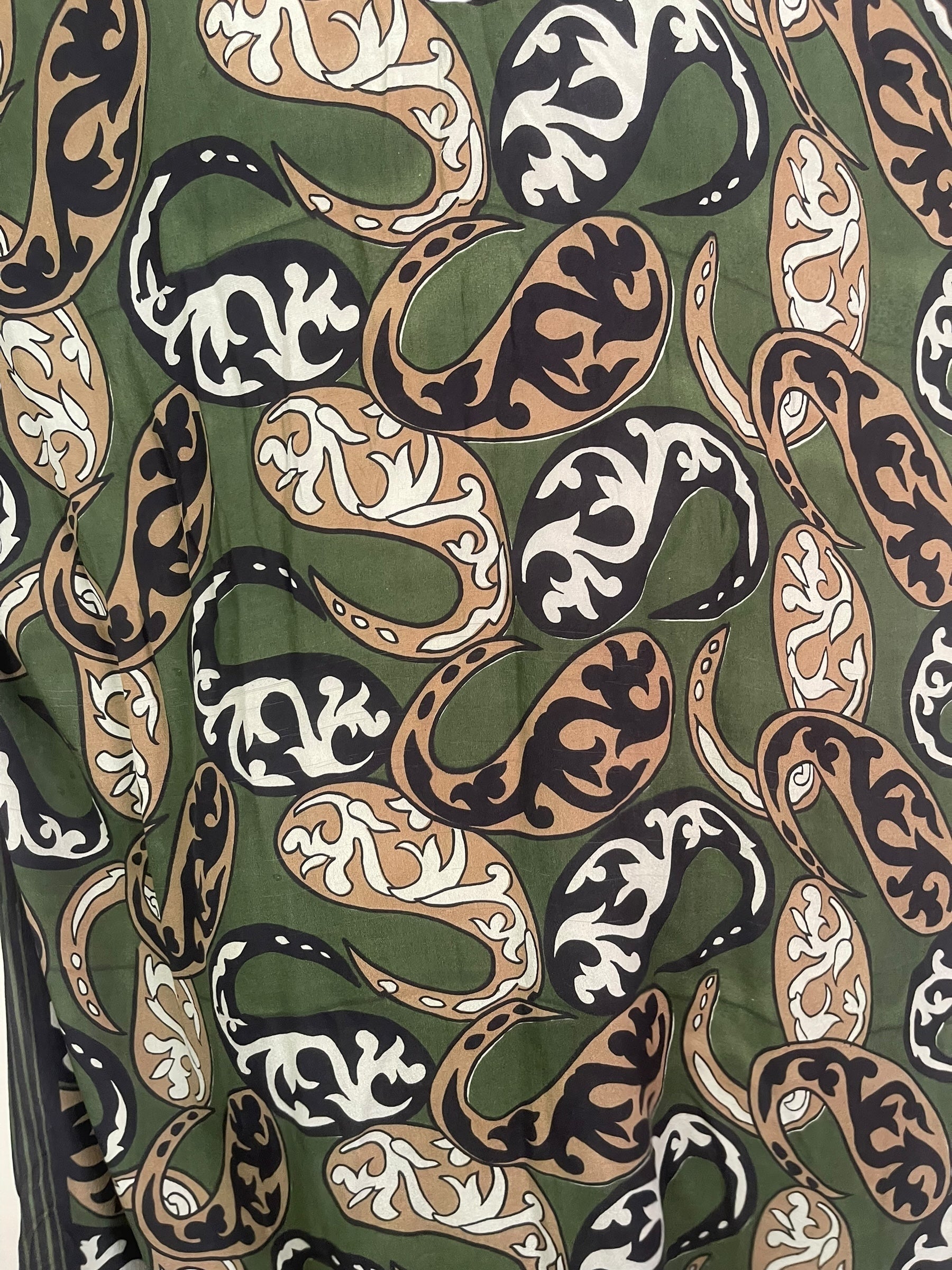 PRC8889 Wabi Sabi Pure Silk Maxi Kaftan