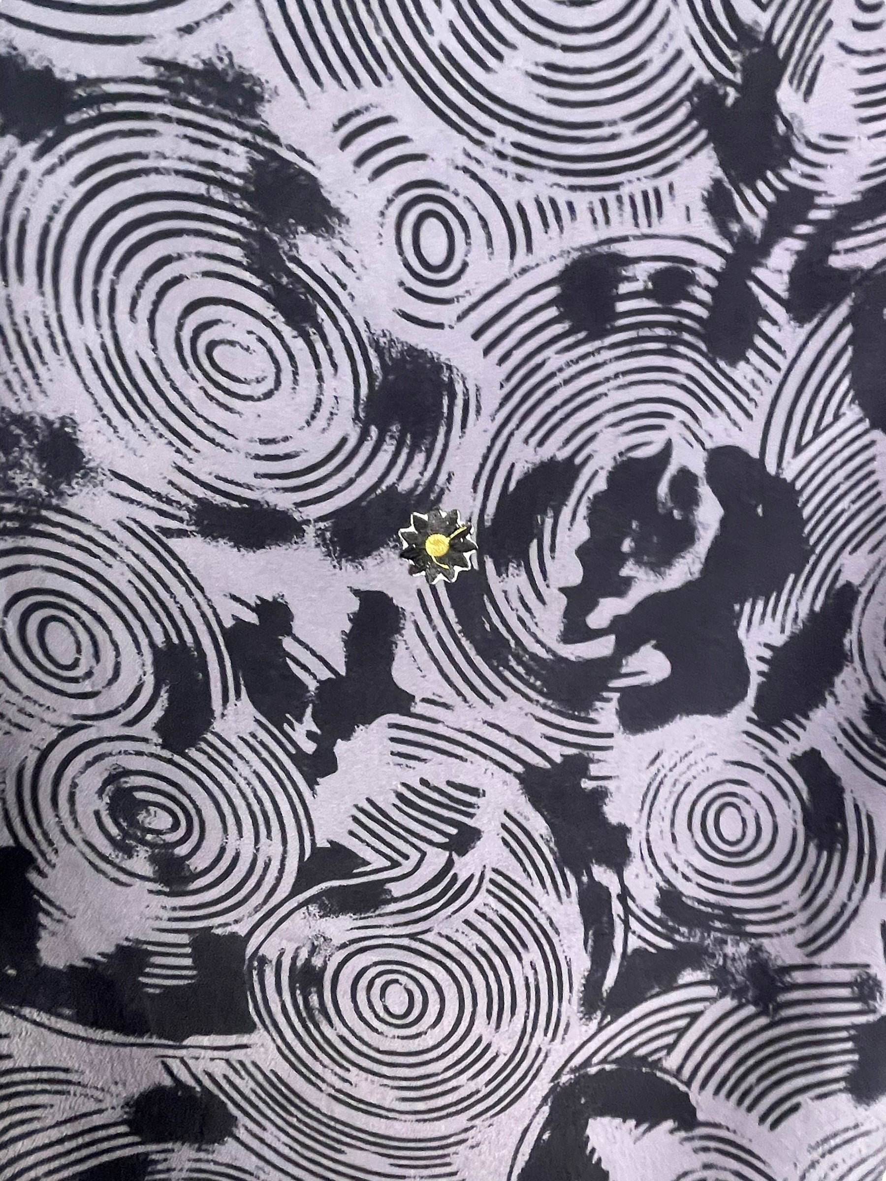 PRC7309 Avatar Pure Silk Short Kaftan Tunic with Slits