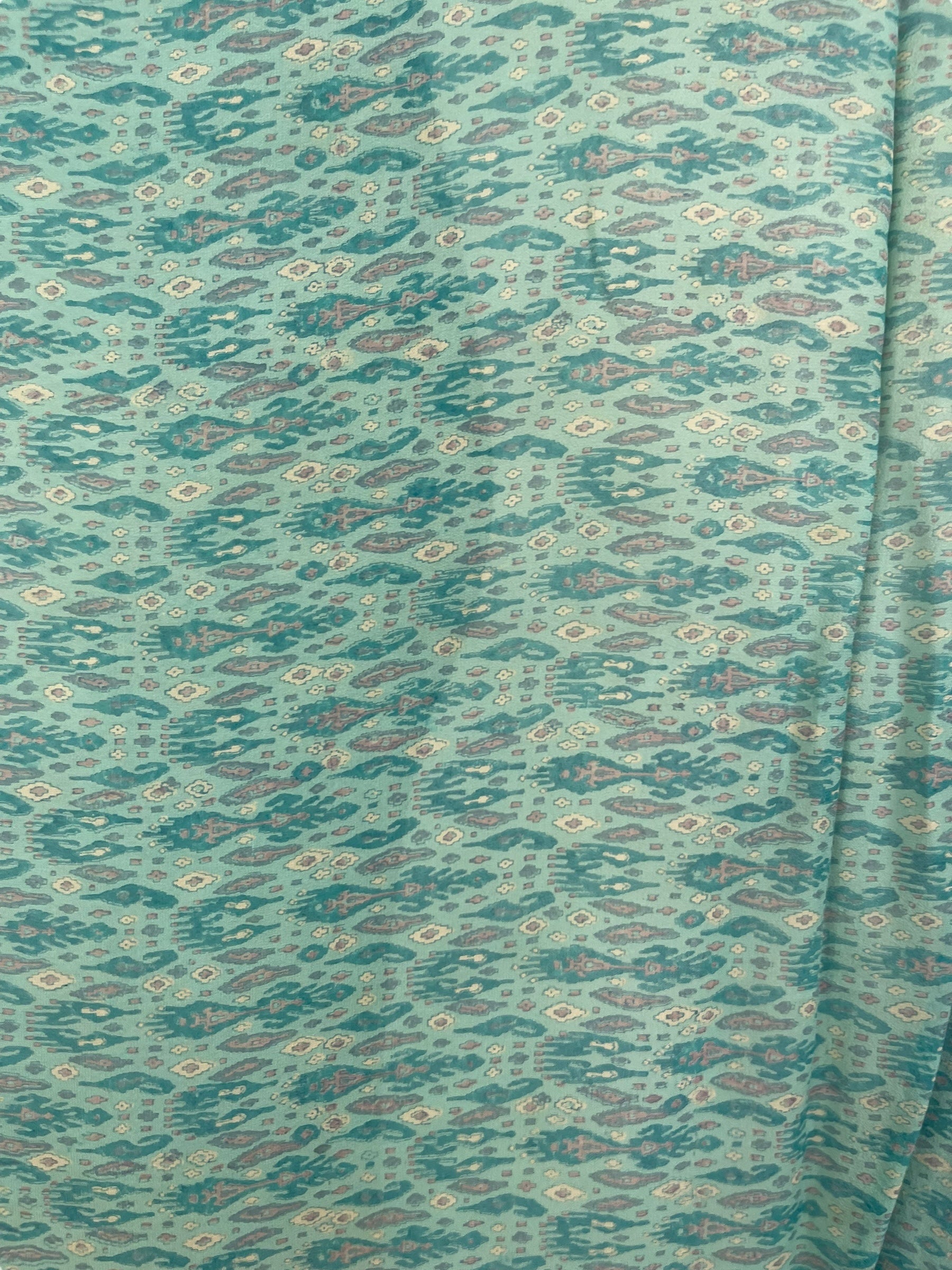 PRG7710 Sheer Wabi Sabi Pure Silk Short Kaftan Tunic With Slits