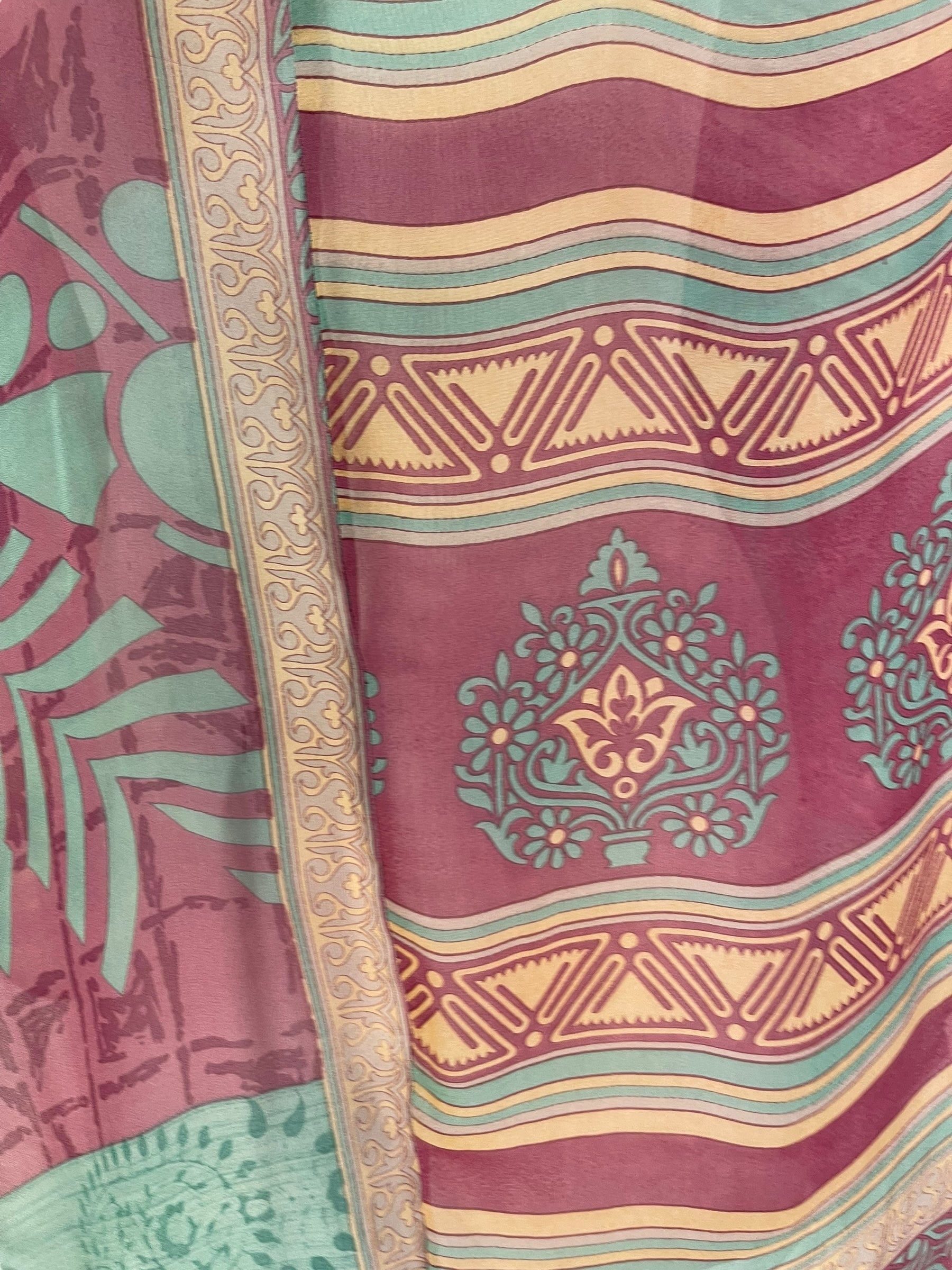 PRG7056 Sheer Wabi Sabi Pure Silk Waterfall Top