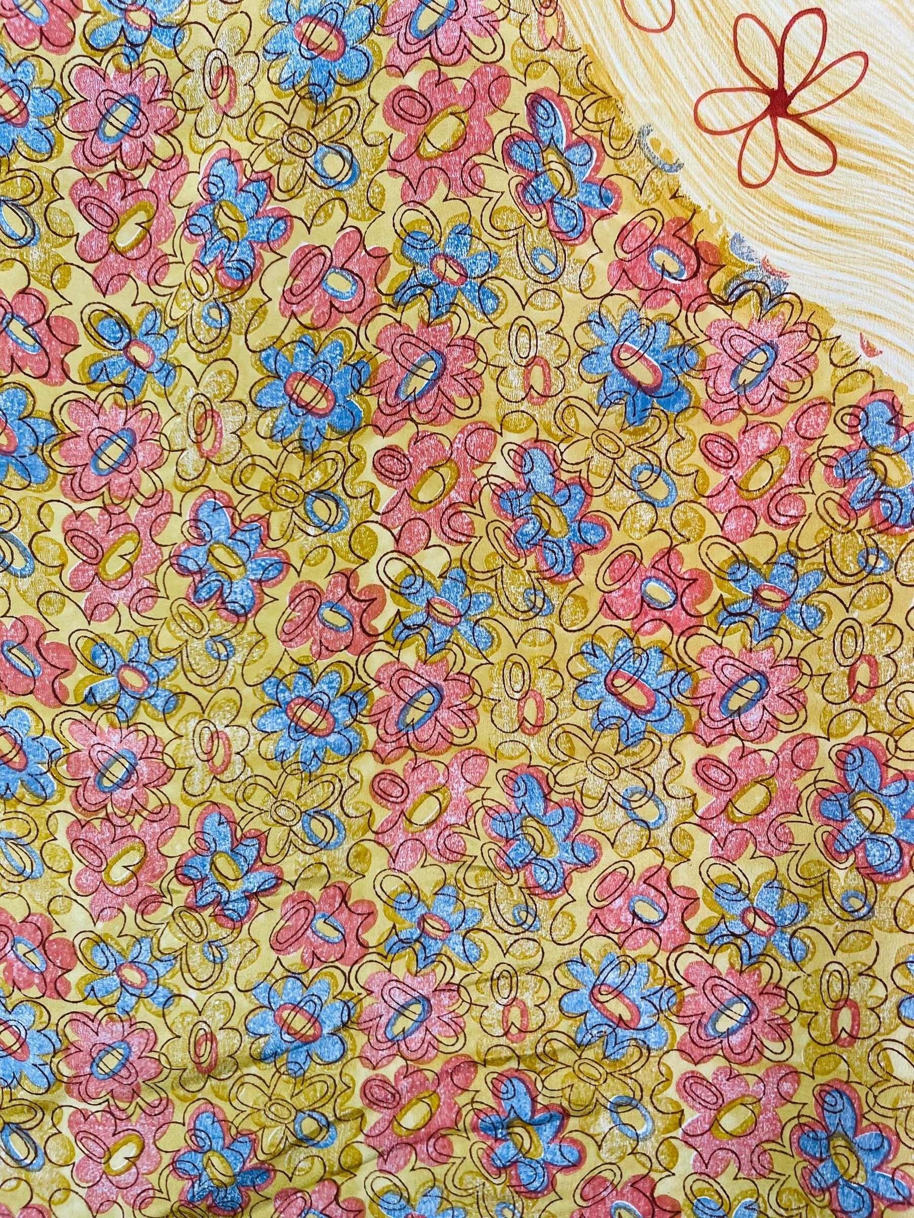 PRC7301 Avatar Pure Silk Midi Length Kaftan