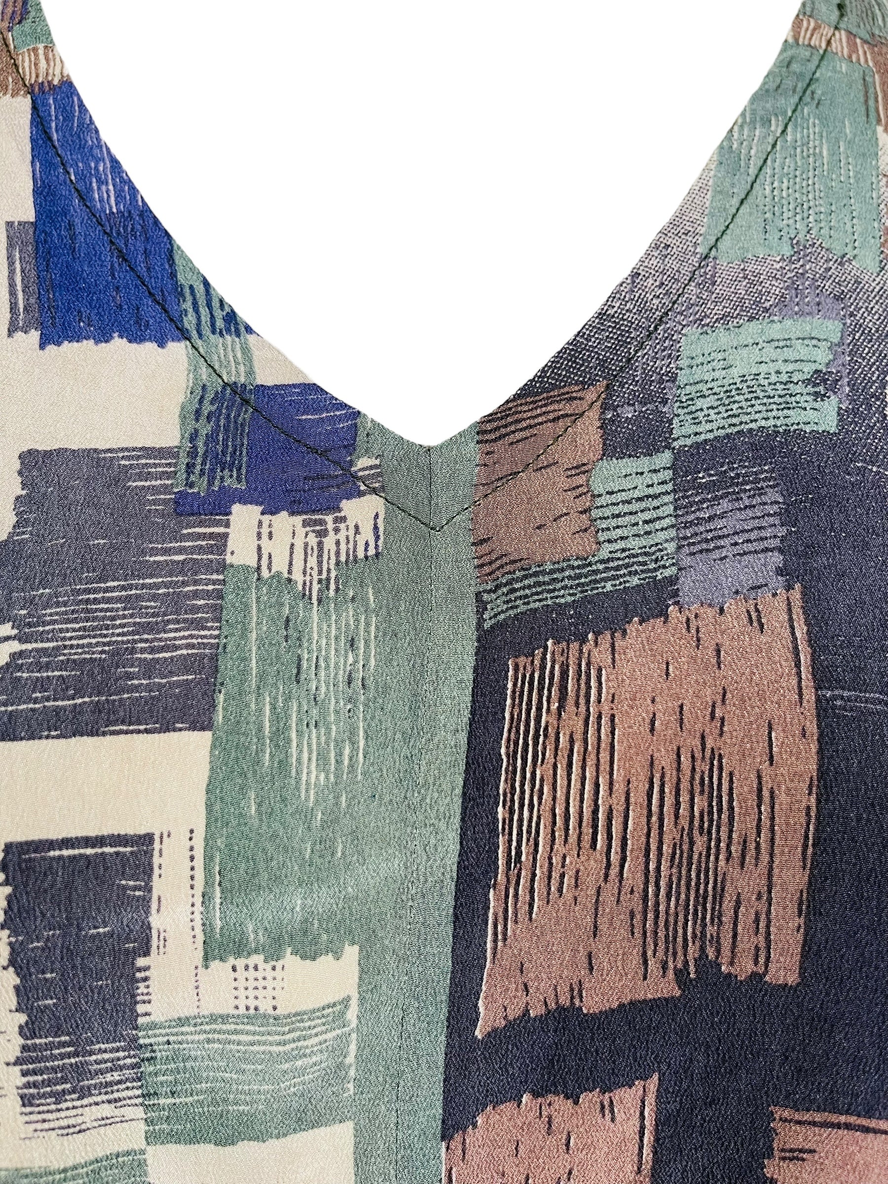 PRC7553 Wabi Sabi Pure Silk Waterfall Top