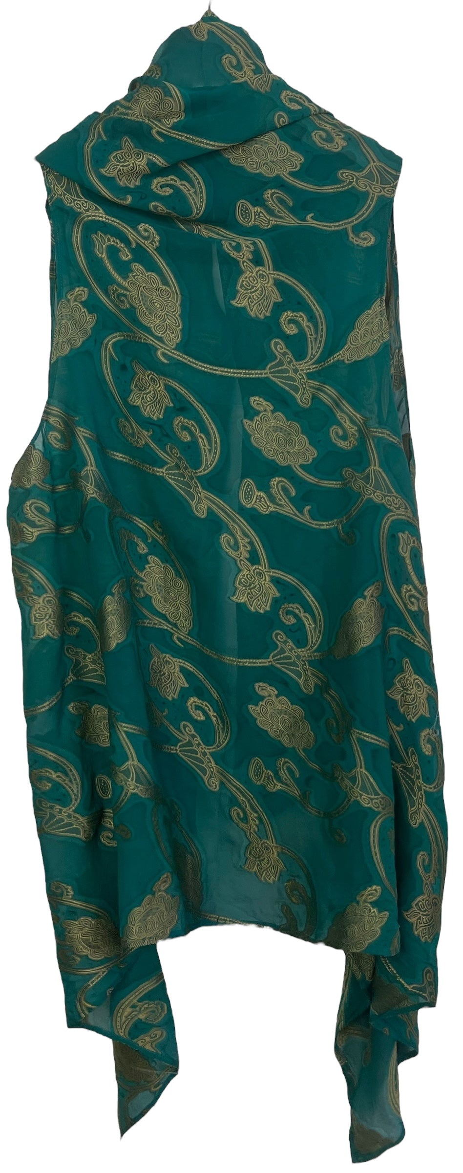 PRG7654B Sheer Avatar Pure Silk Versatile Vest