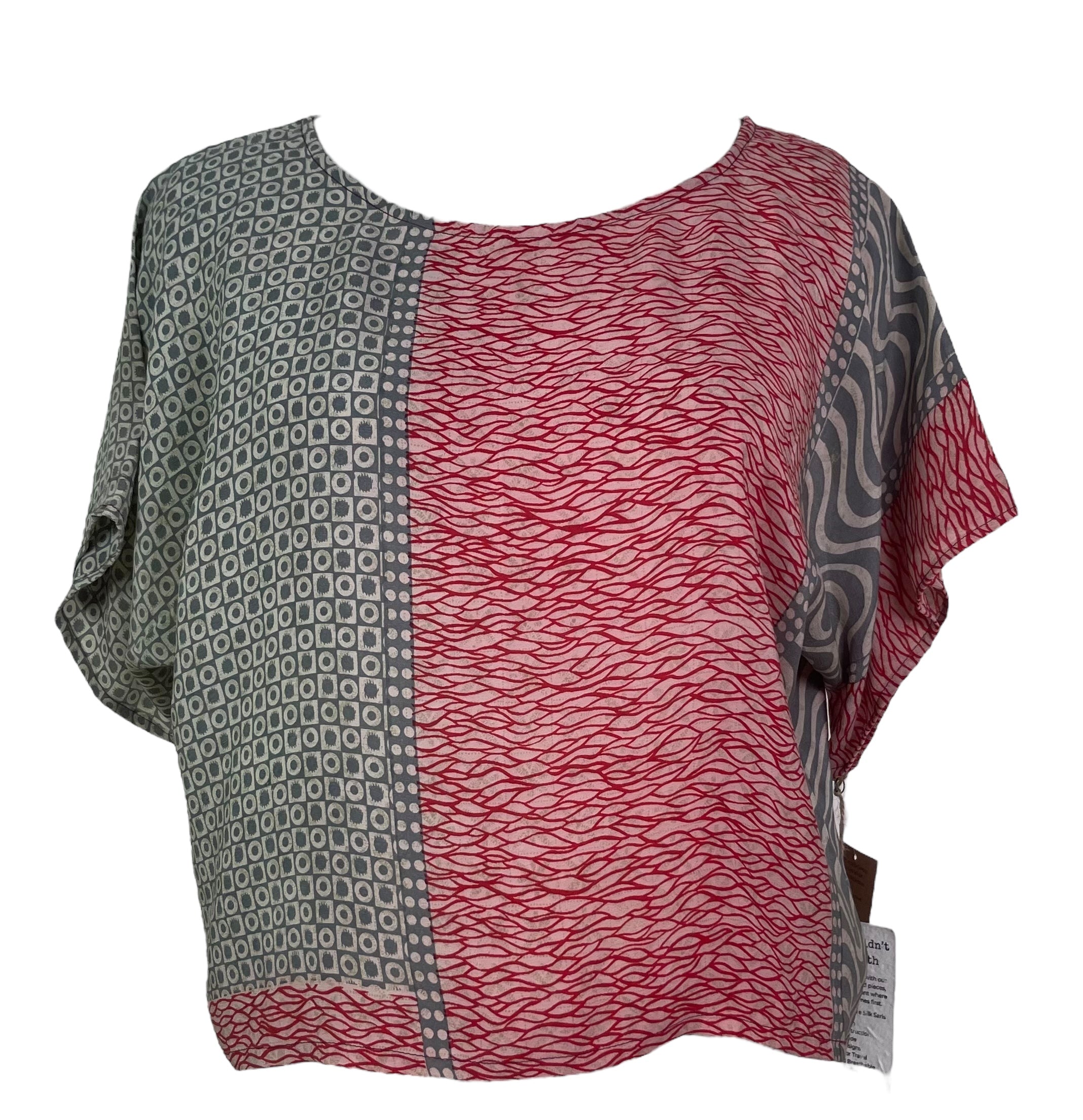 PRC7467 Avatar Pure Silk Boxy Top