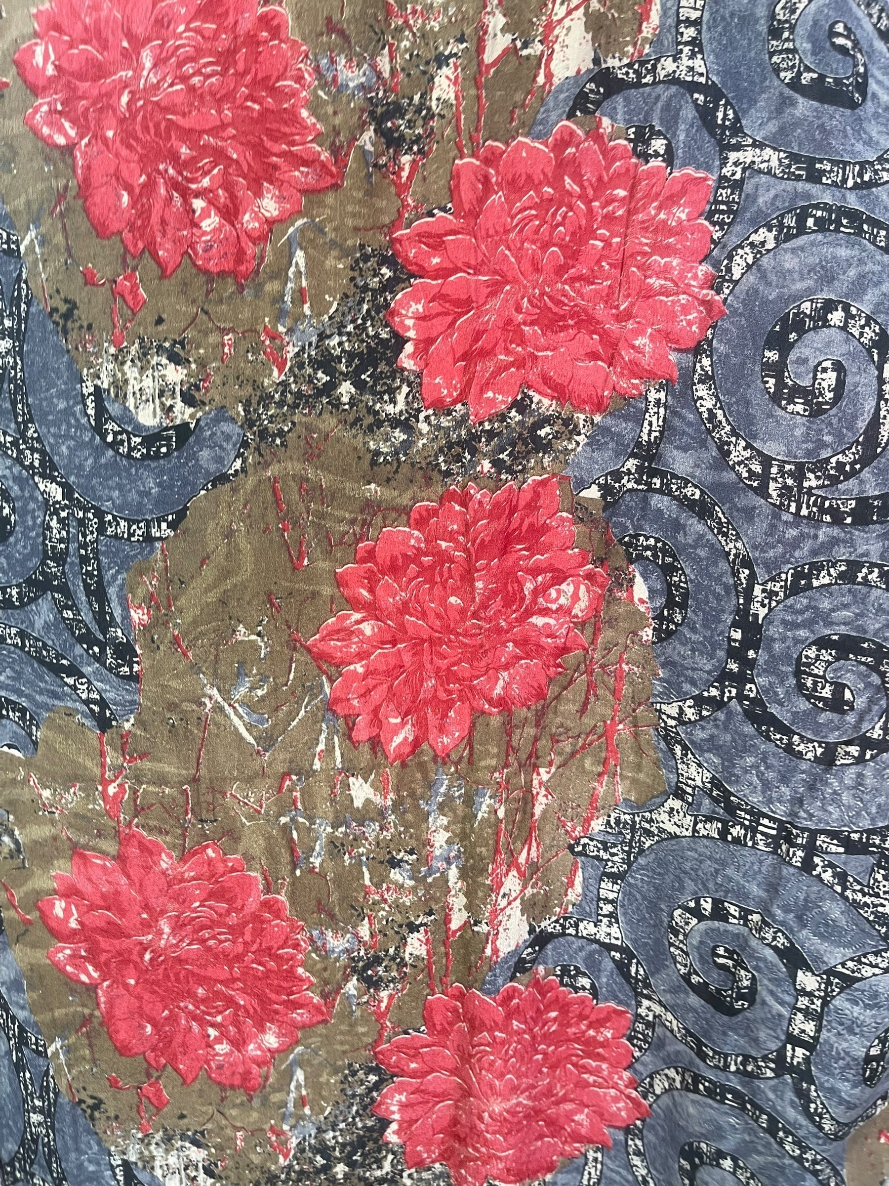 PRC6773 Wabi Sabi Pure Silk Maxi Kaftan