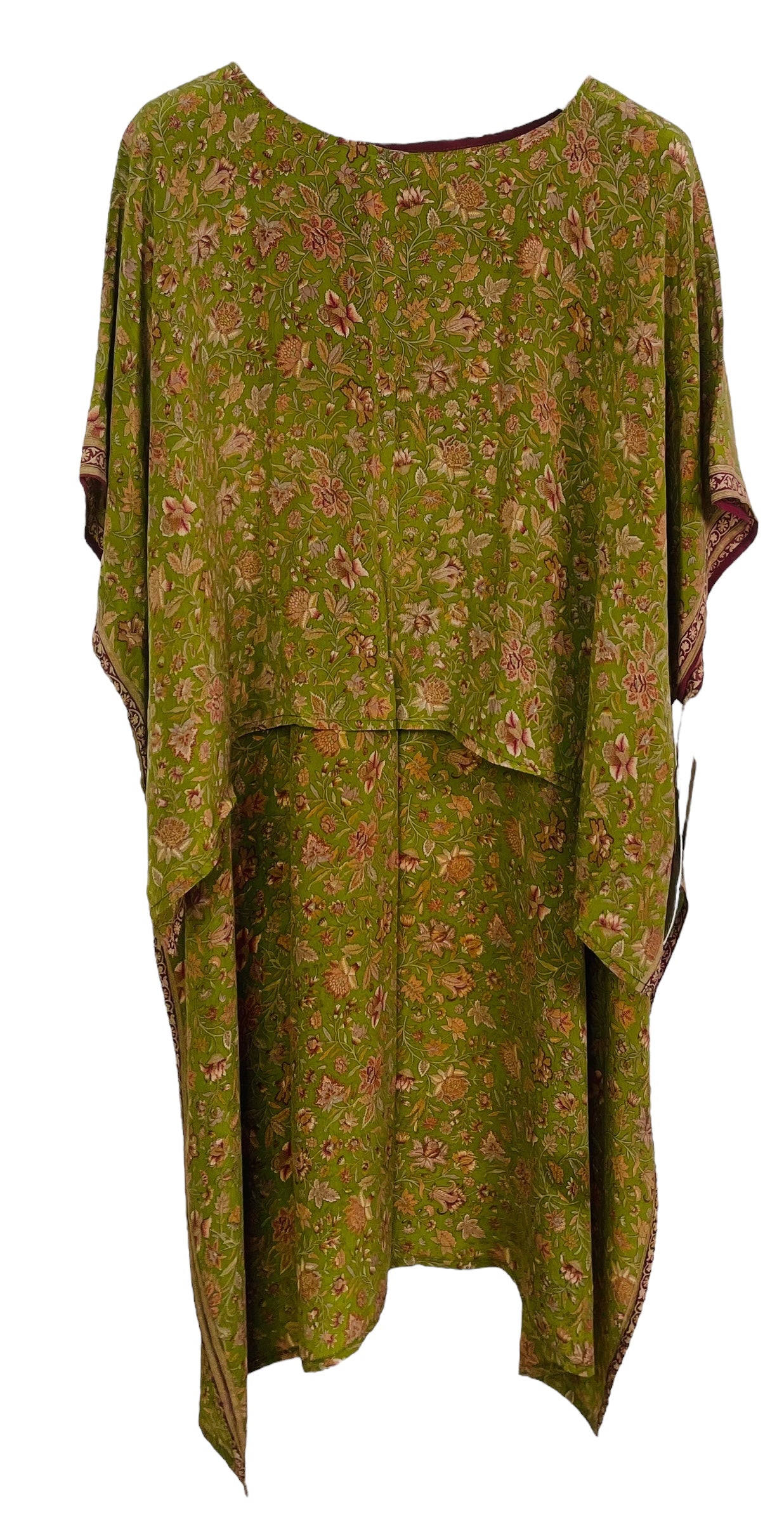 PRC7506 Wabi Sabi Pure Silk Hi Lo Top