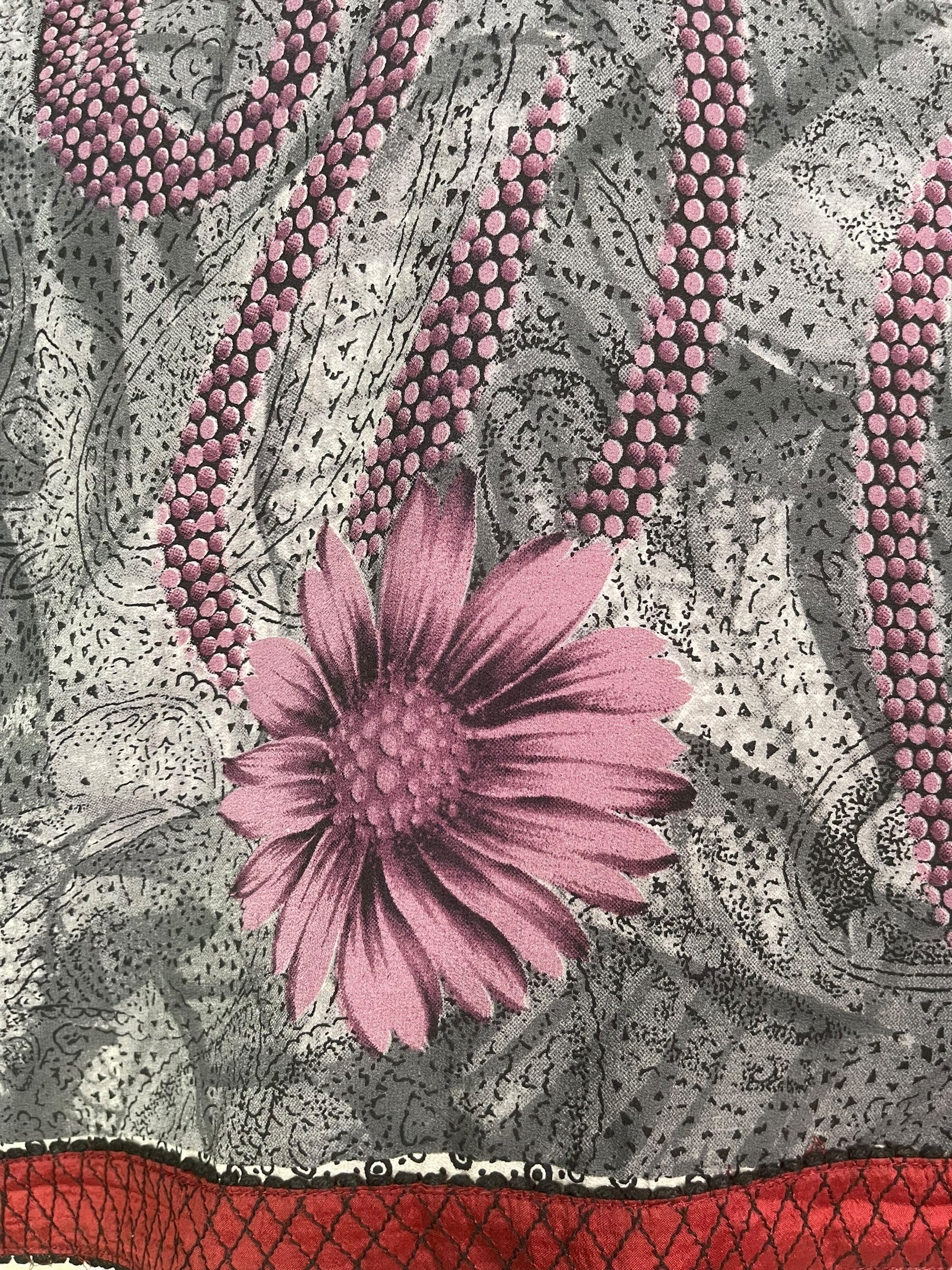 PRC8222 Avatar Pure Silk Kimono-Sleeved Top