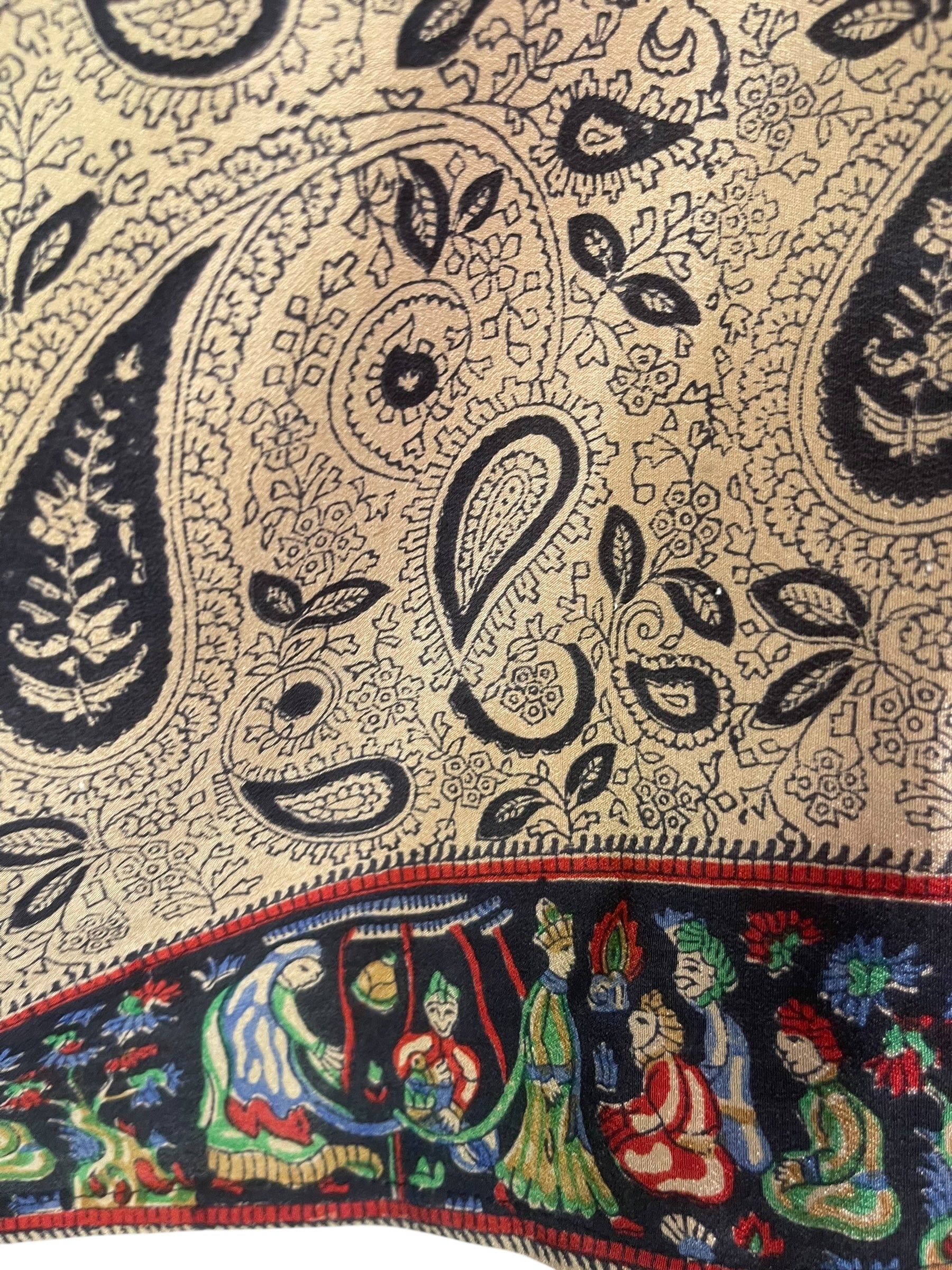 PRC8495 Avatar Pure Silk Kimono-Sleeved Top